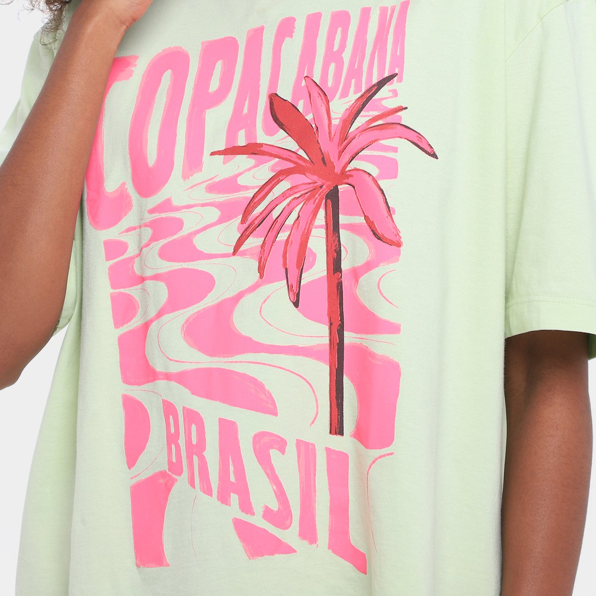 Camiseta Farm Ampla Copabrasil Feminina - Tam: M - 2