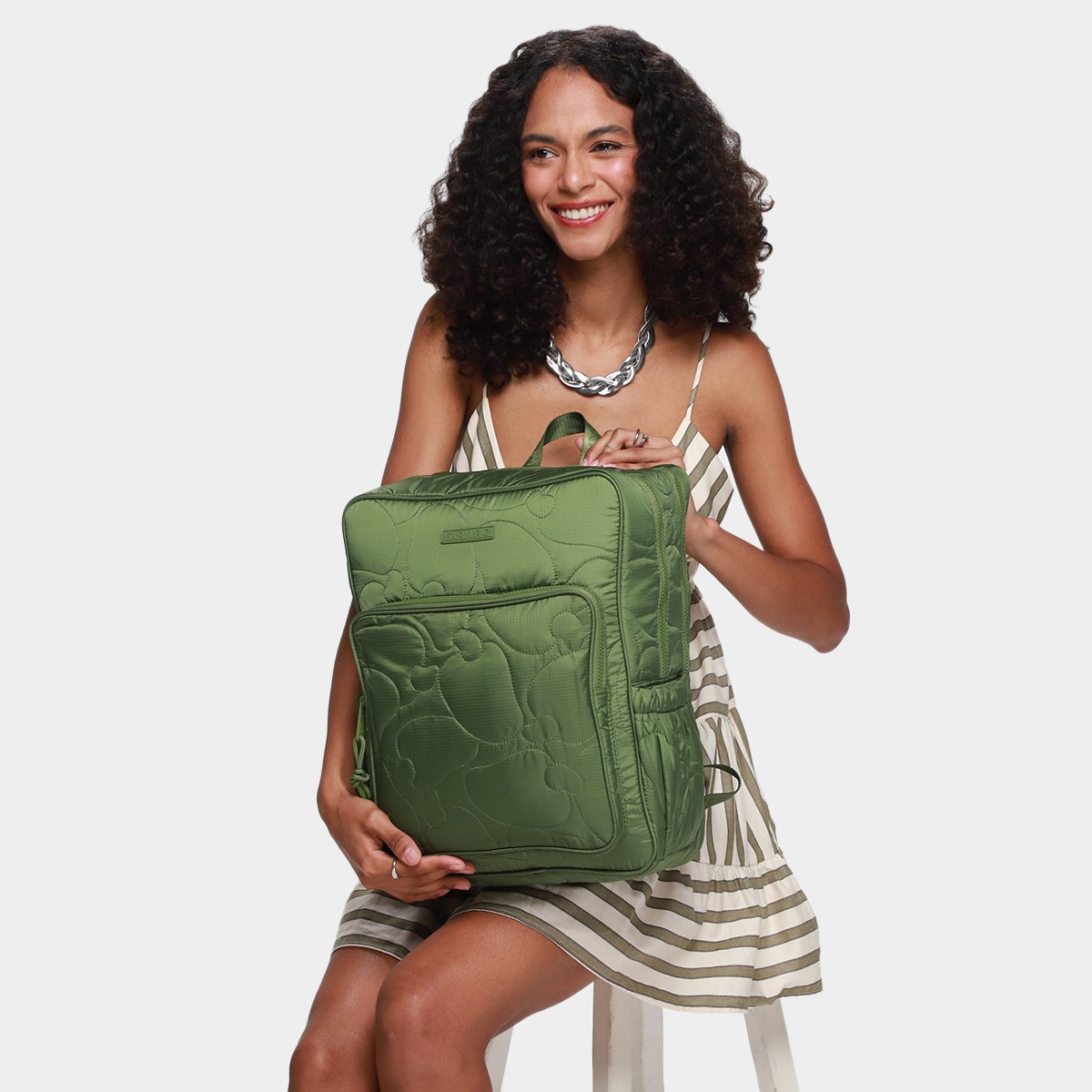Mochila Puffer Farm Ginga Feminina - 1