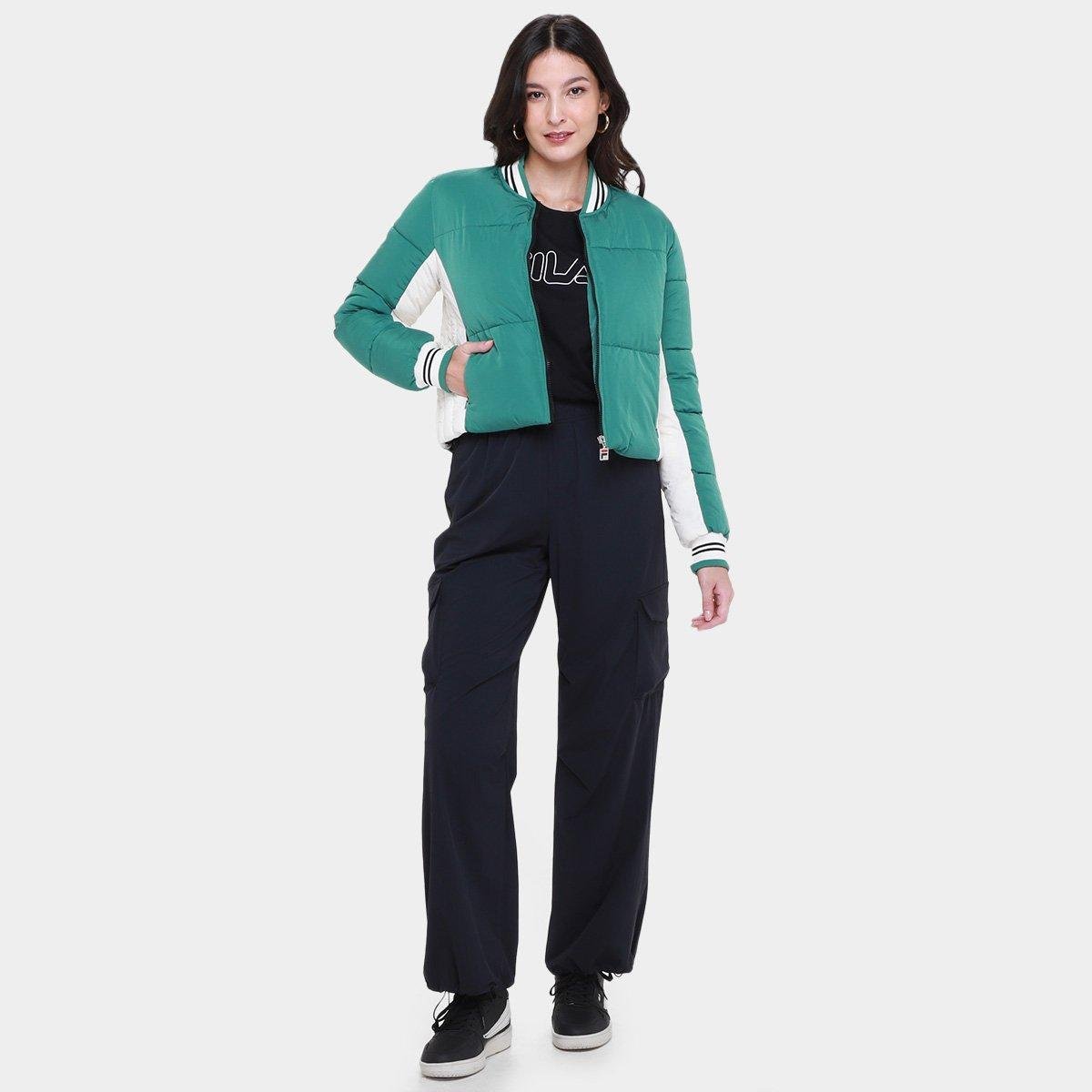 Jaqueta Puffer Fila UC Feminina - Tam: GG - 3