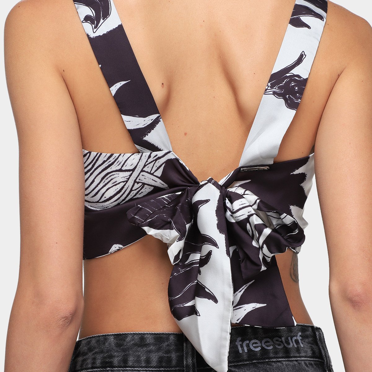 Top Morena Rosa com Amarração Feminino - Tam: P - 3