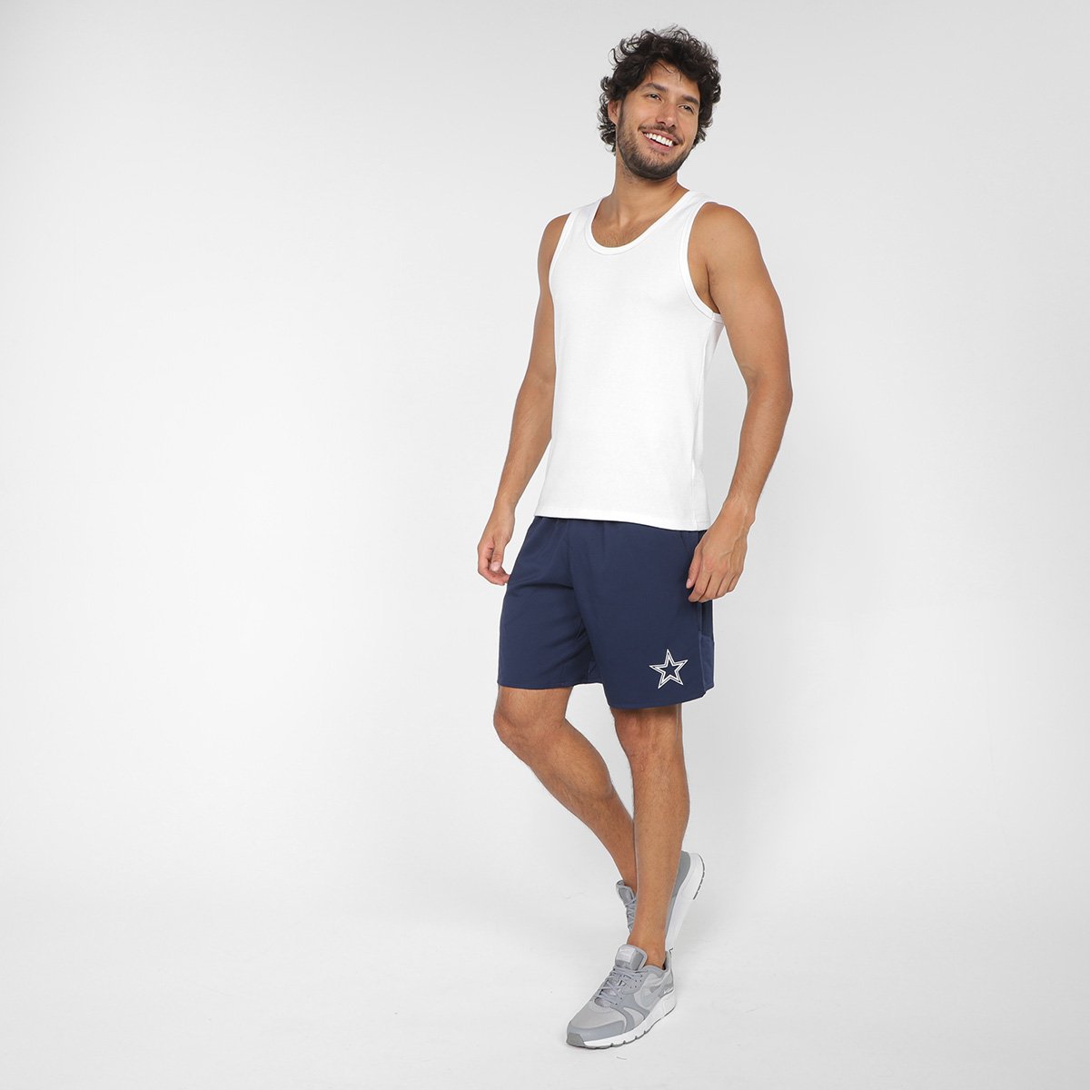 Bermuda NFL Dallas Cowboys Nike Drop 2 Stretch Woven Masculina - Tam: P - 3