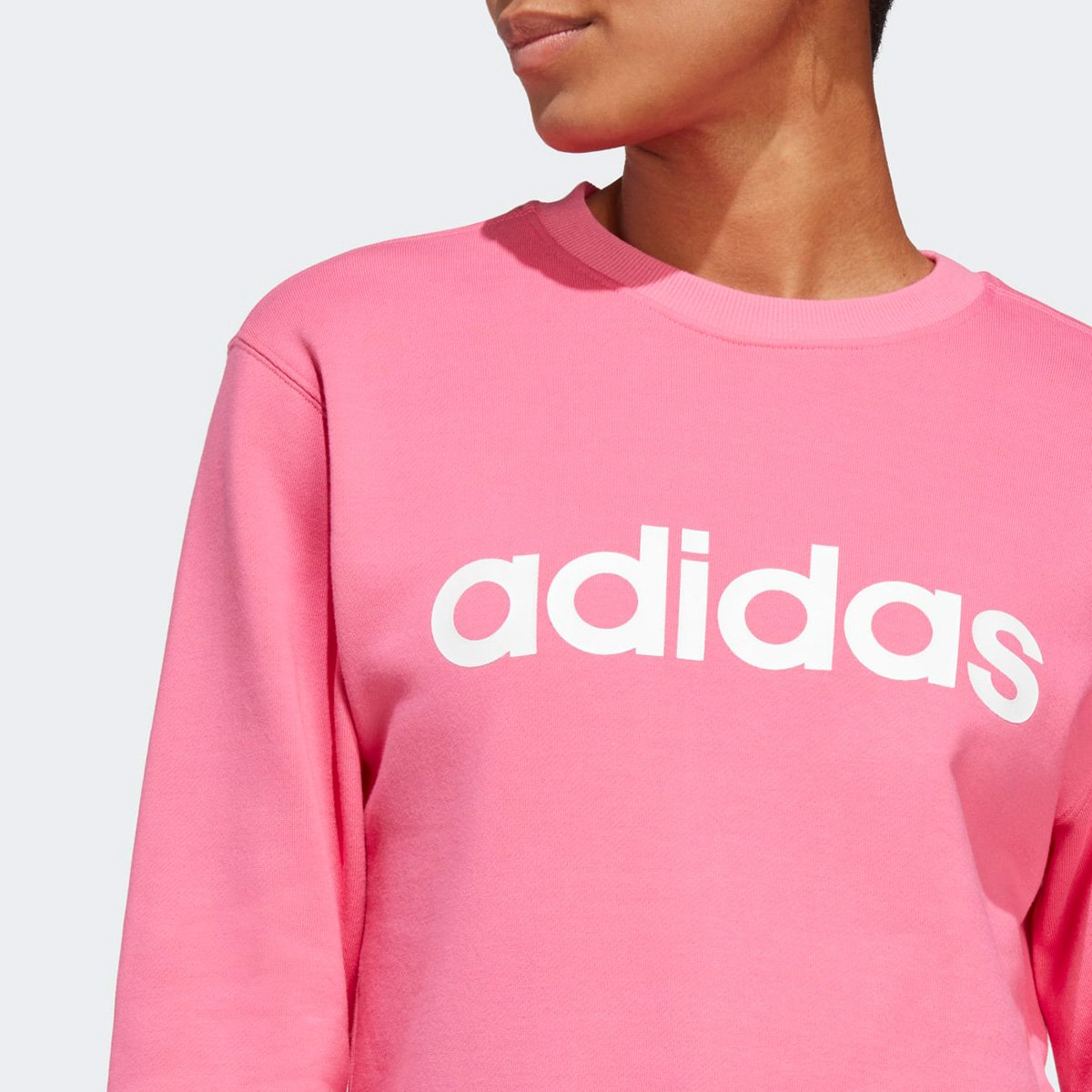 Moletom Adidas Logo Linear Feminino - Tam: P - 2
