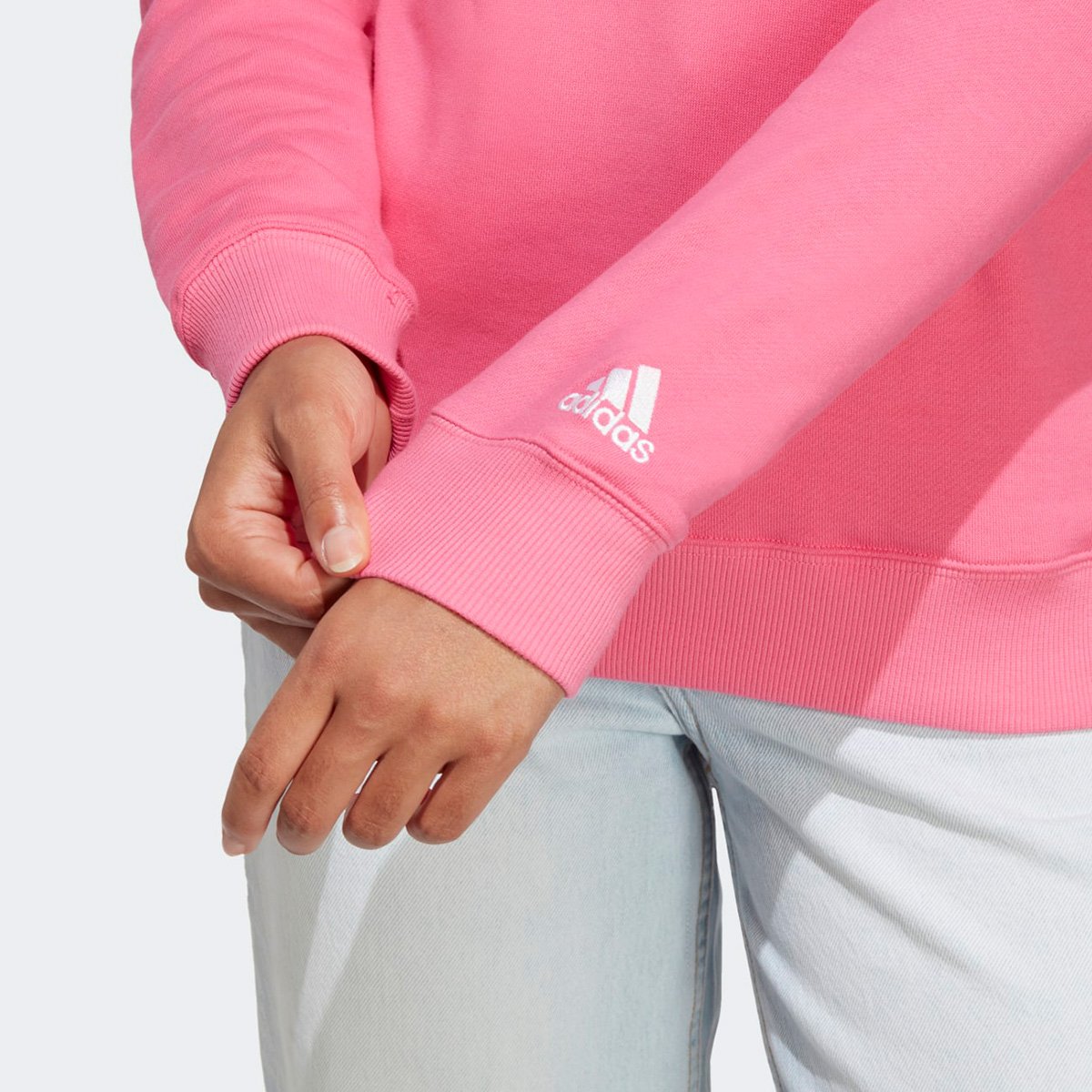 Moletom Adidas Logo Linear Feminino - Tam: P - 3