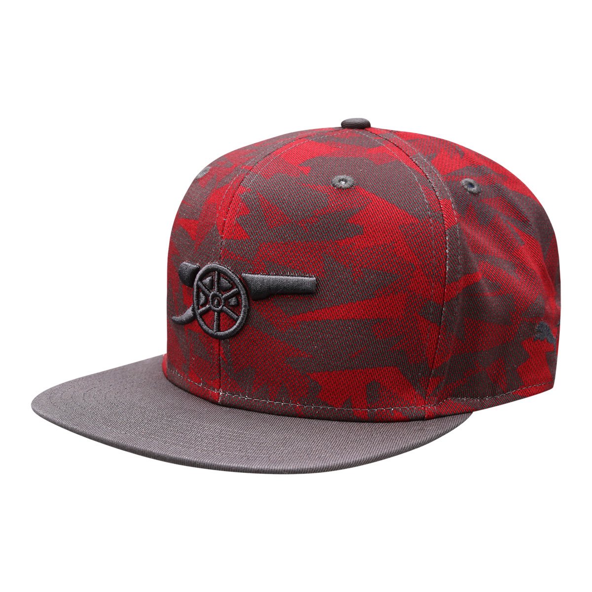 Boné Puma Arsenal Aba Reta Camo Snapback Masculino