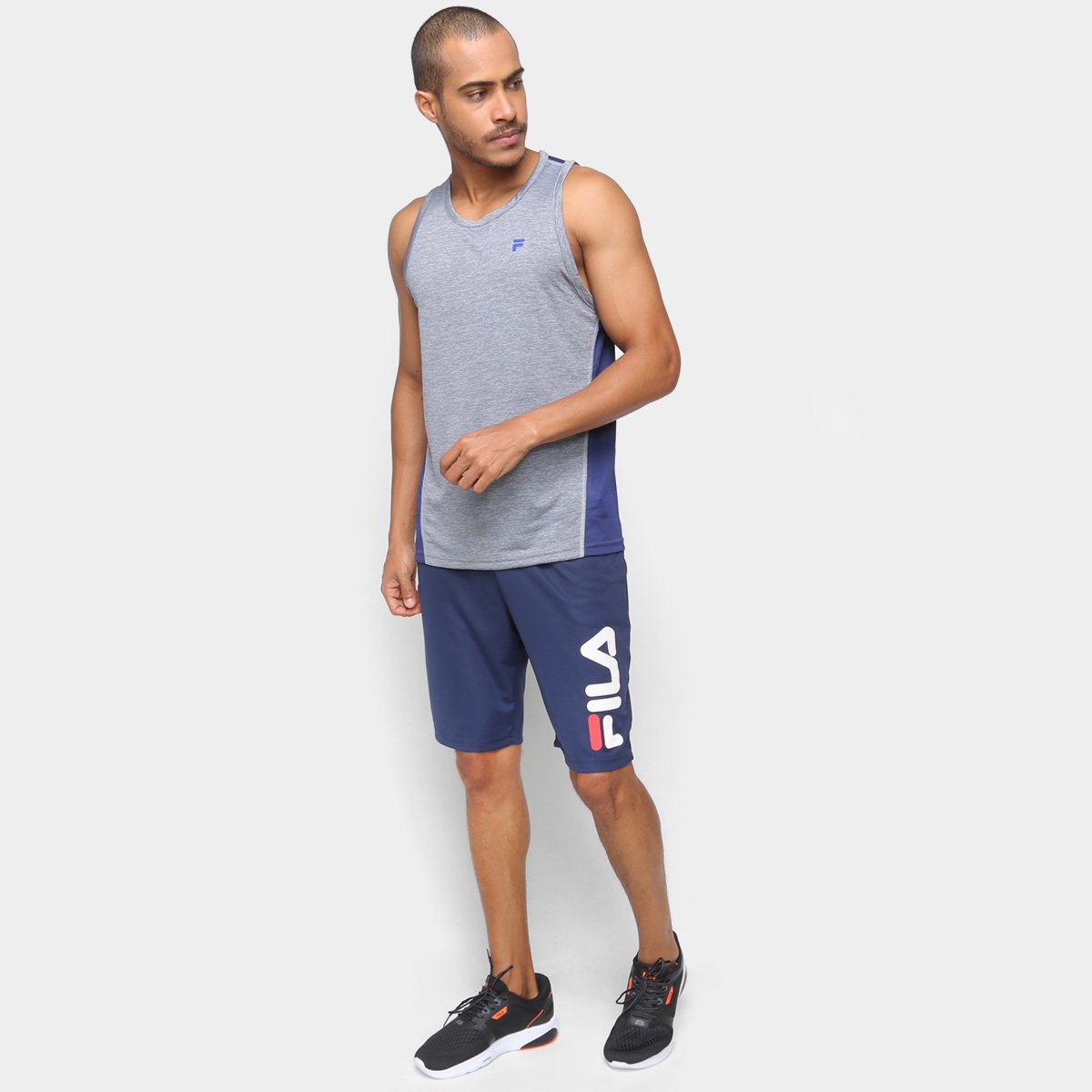 Bermuda Fila Basic Train 9 Masculina - Tam: P - 3