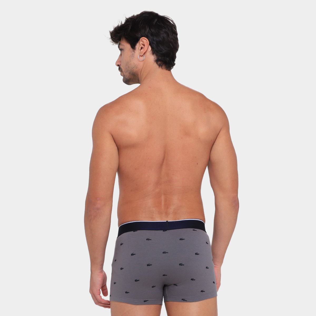 Kit Cueca Boxer Trunk Lacoste 3 Peças - Tam: P - 2