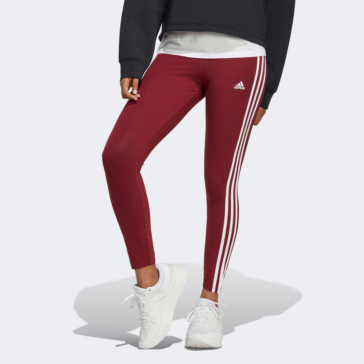 Calça Legging Adidas 3 Listras Hw Feminina - Tam: EP - 1
