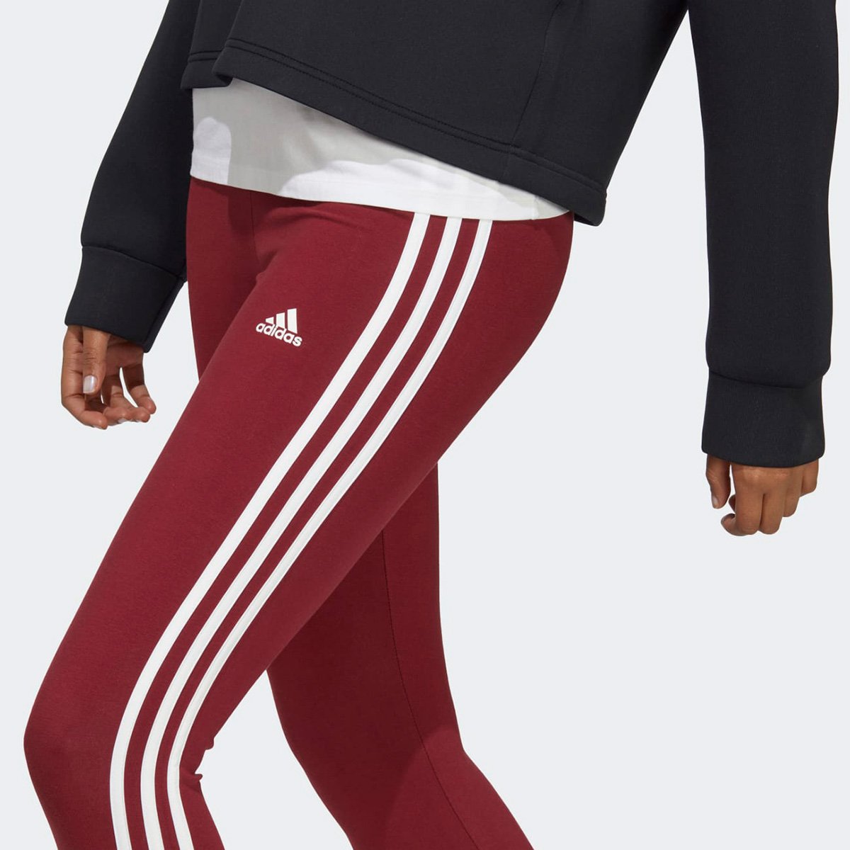 Calça Legging Adidas 3 Listras Hw Feminina - Tam: EP - 3