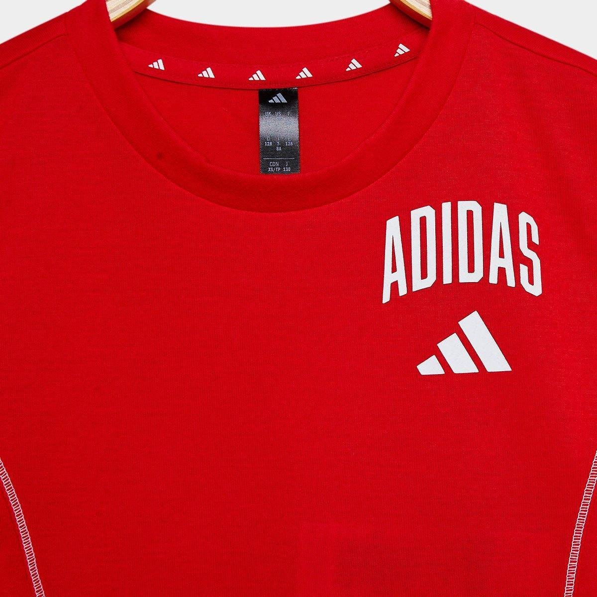 Camiseta Infantil Adidas Colegiatte Menina - Tam: 9/10A - 1