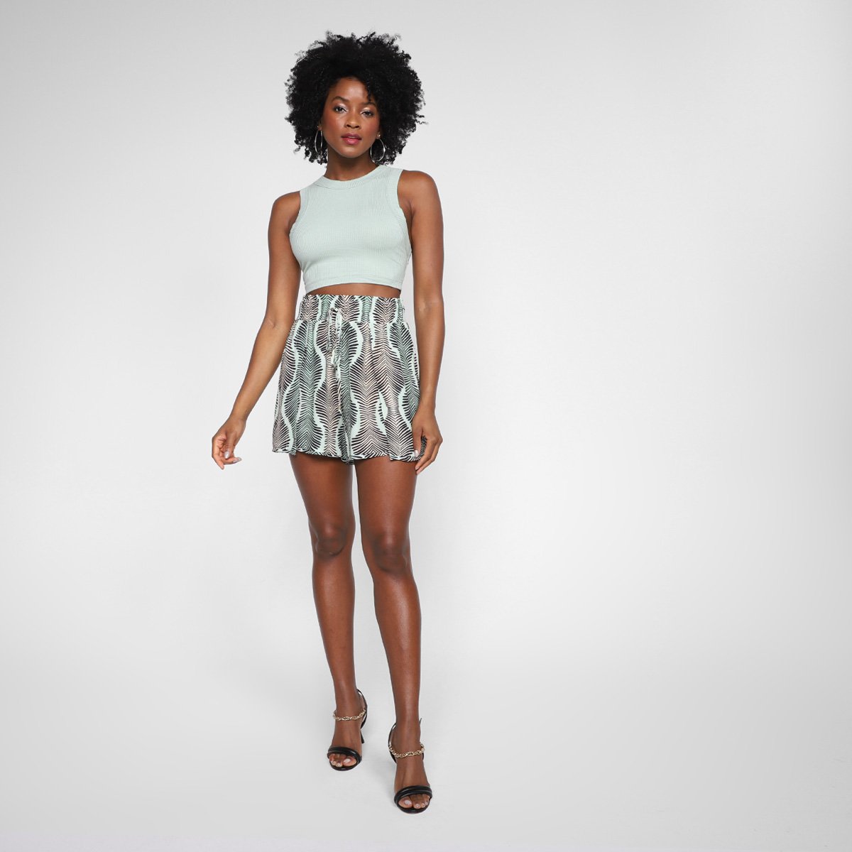 Regata All's Cropped Canelado Feminino - Tam: GG - 3