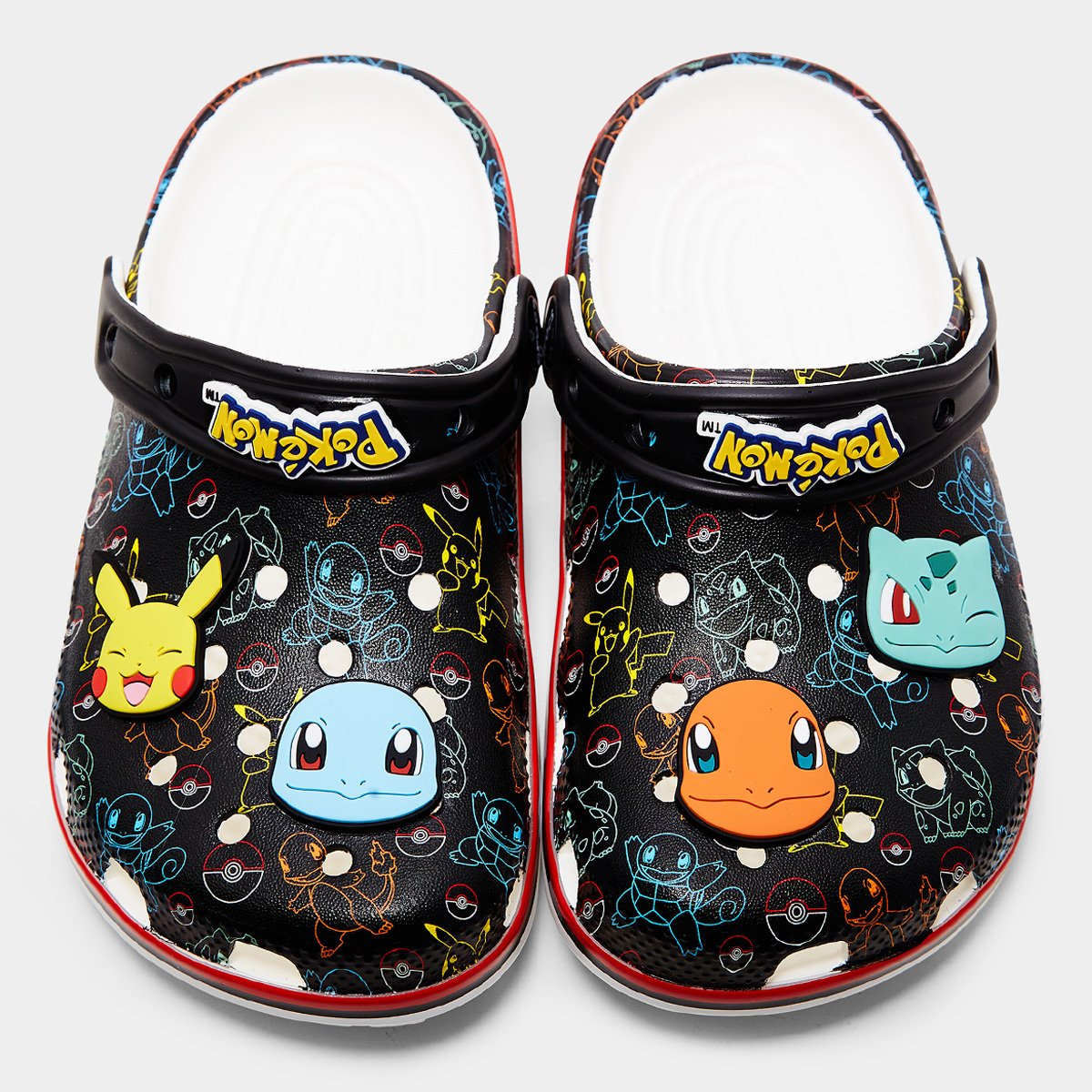 Crocs Infantil Pokemon Print Cls Clg T - Tam: 24 - 3
