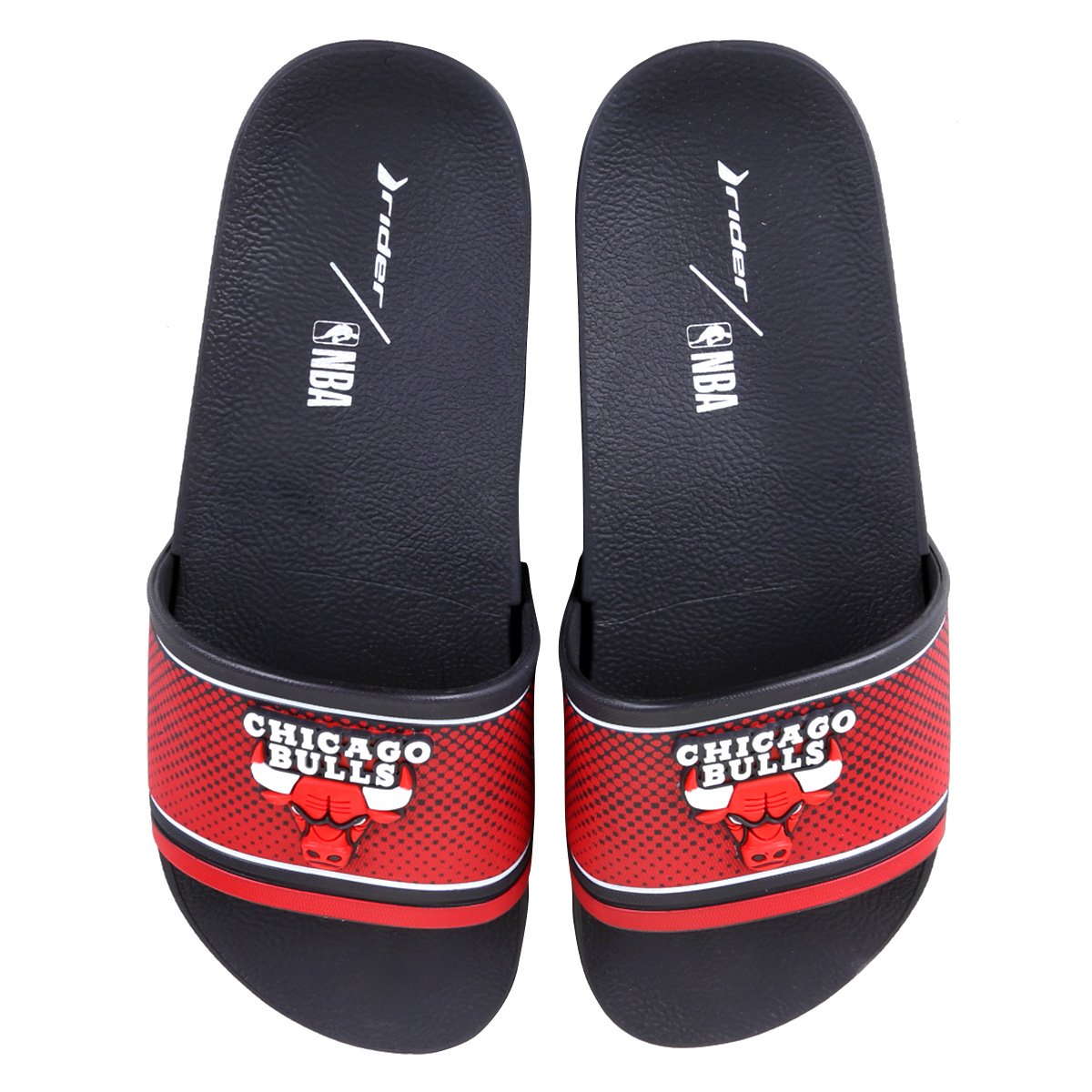 Chinelo Slide NBA Chicago Bulls Rider Full 86 Masculino