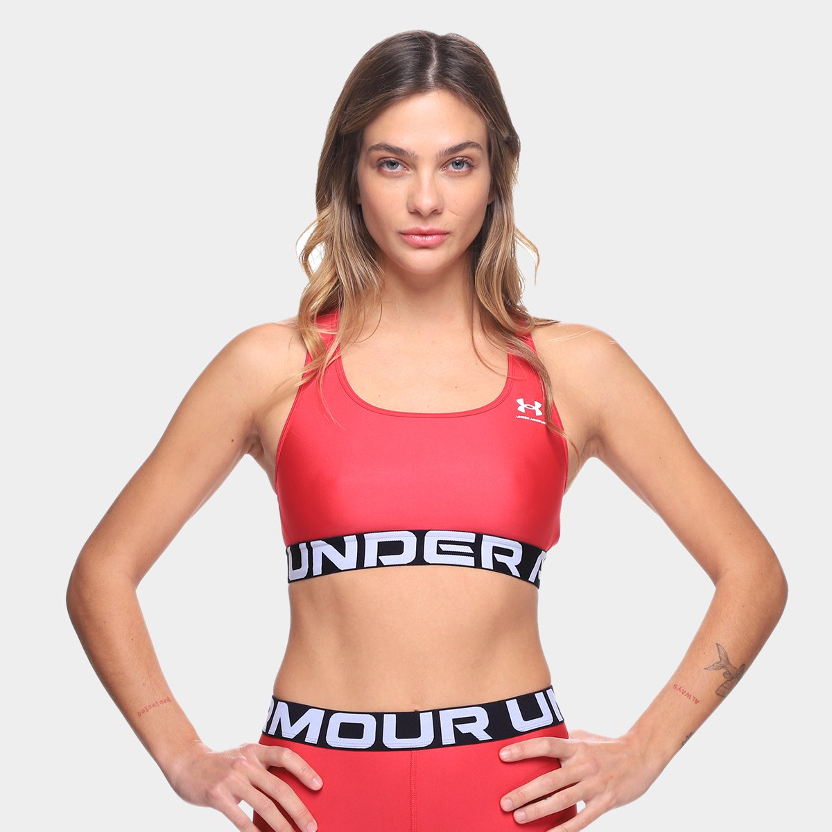 Top Under Armour HG Authentics Mid Feminino