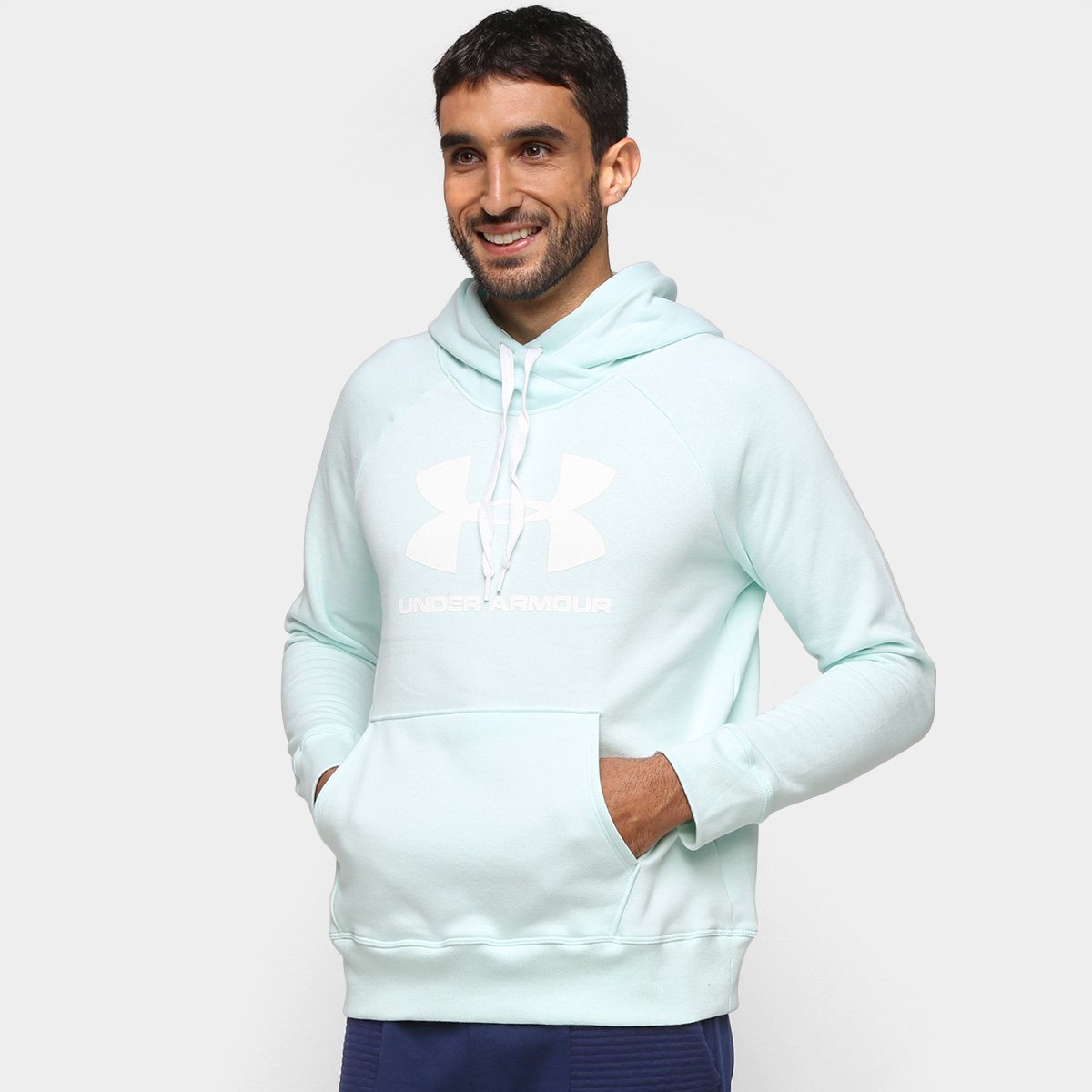 Moletom Under Armour Rival Fleece Canguru Masculino