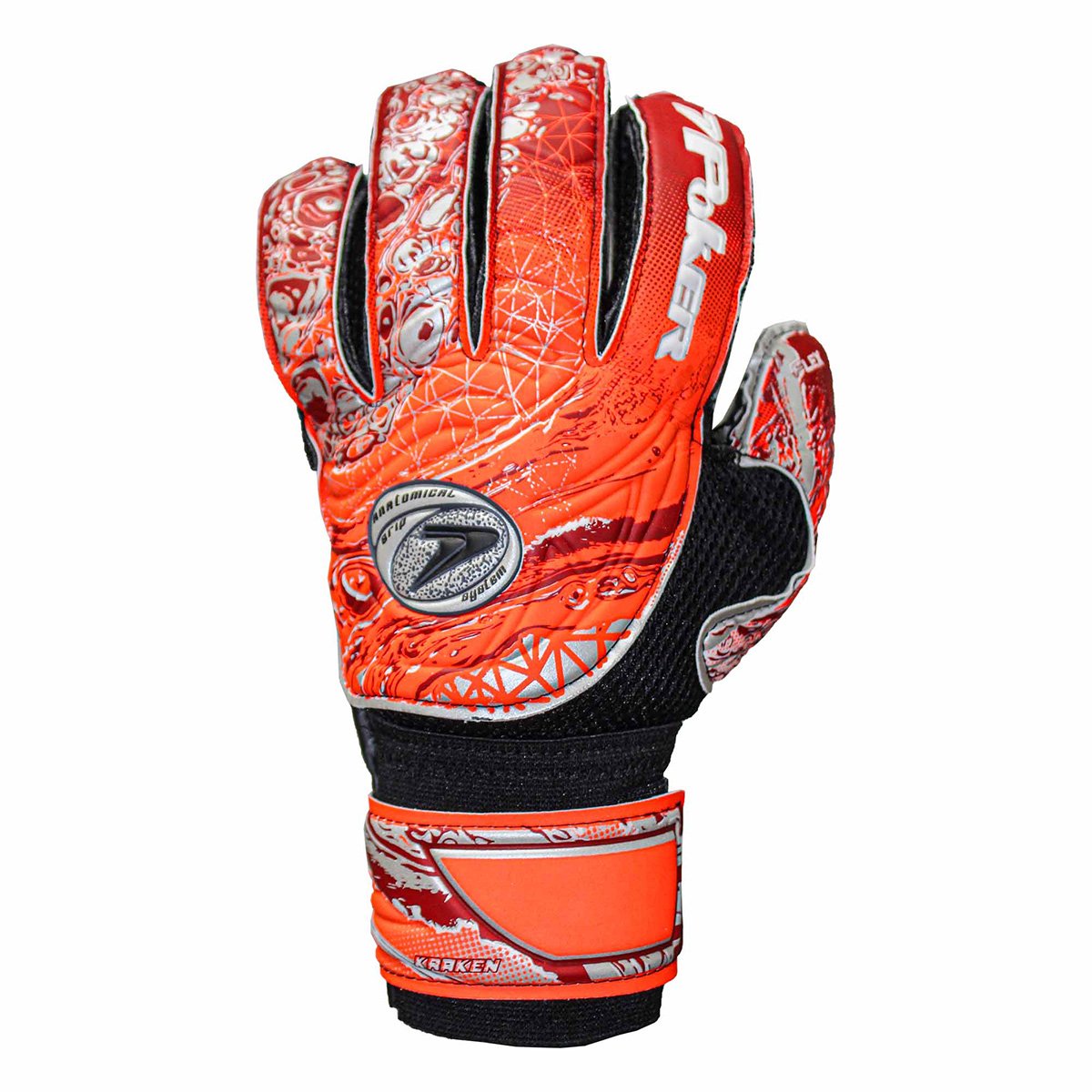 Luva de Goleiro Poker Multiterreno Kraken Exclusiva
