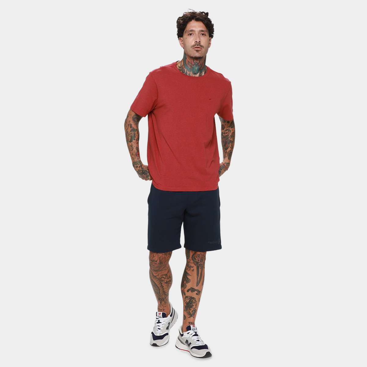 Camiseta Ellus Melange Easa Classic Masculina - Tam: P - 3