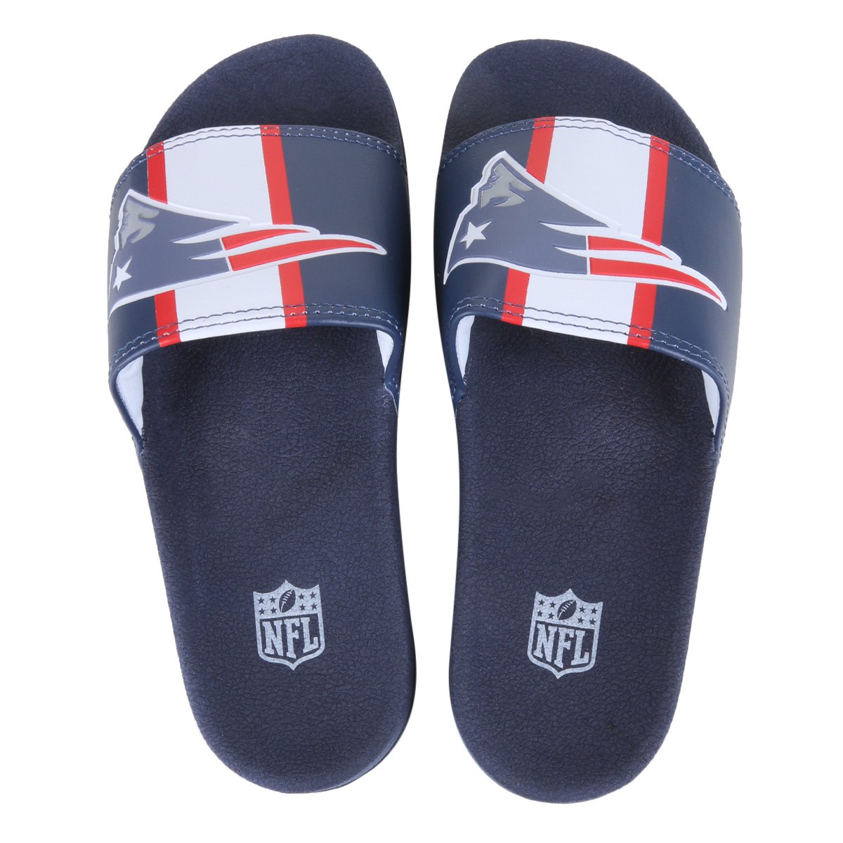 Chinelo Slide NFL New England Patriots Masculino