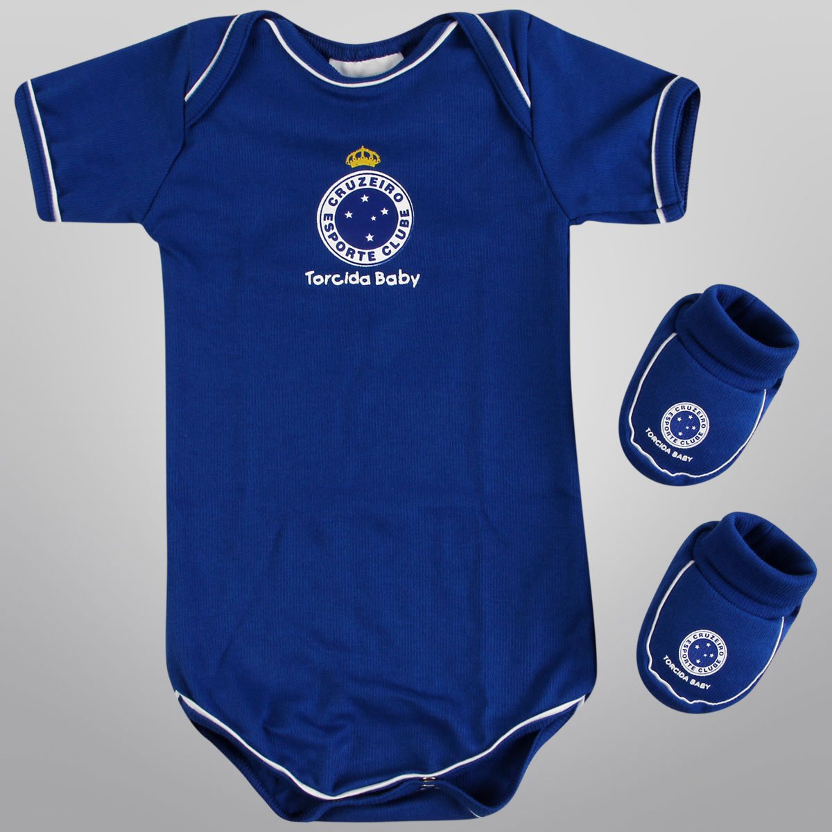 Conjunto Cruzeiro Body c/ 2 peças Infantil - Tam: 9/12M