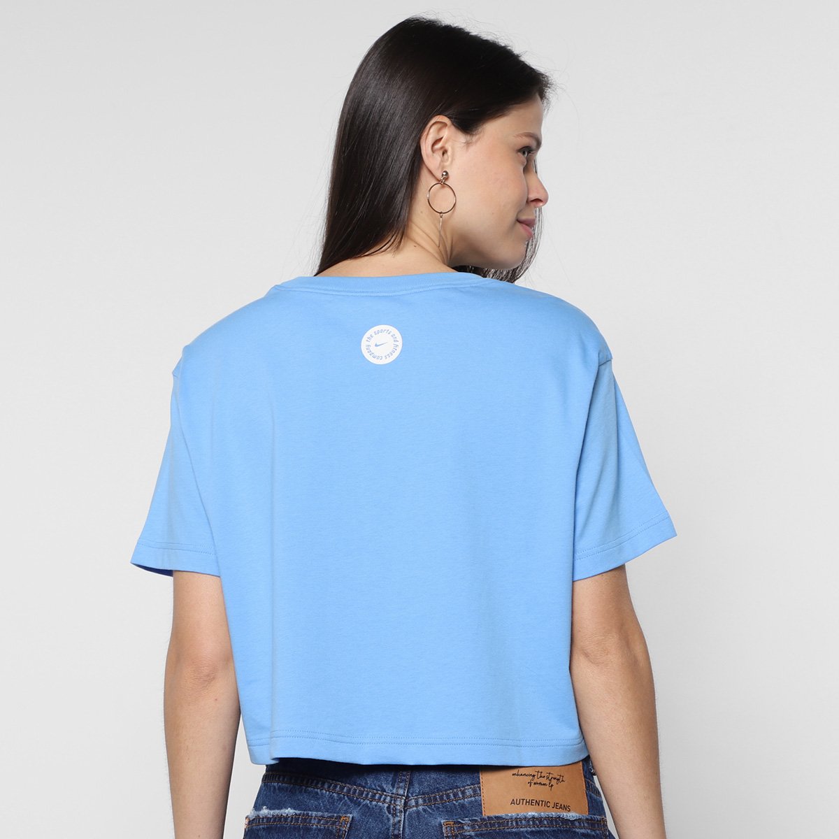 Camiseta Cropped Nike Sportswear Feminina - Tam: GG - 1