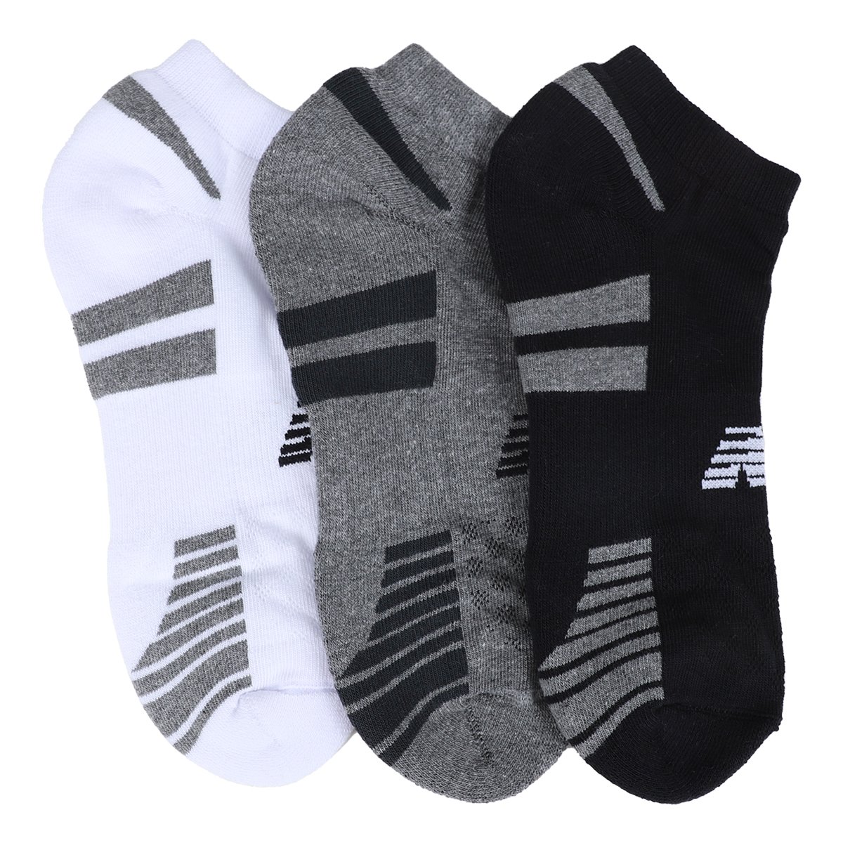 Kit Meia New Balance c/ 3 Pares Masculina - Tam: 39/43 - 4