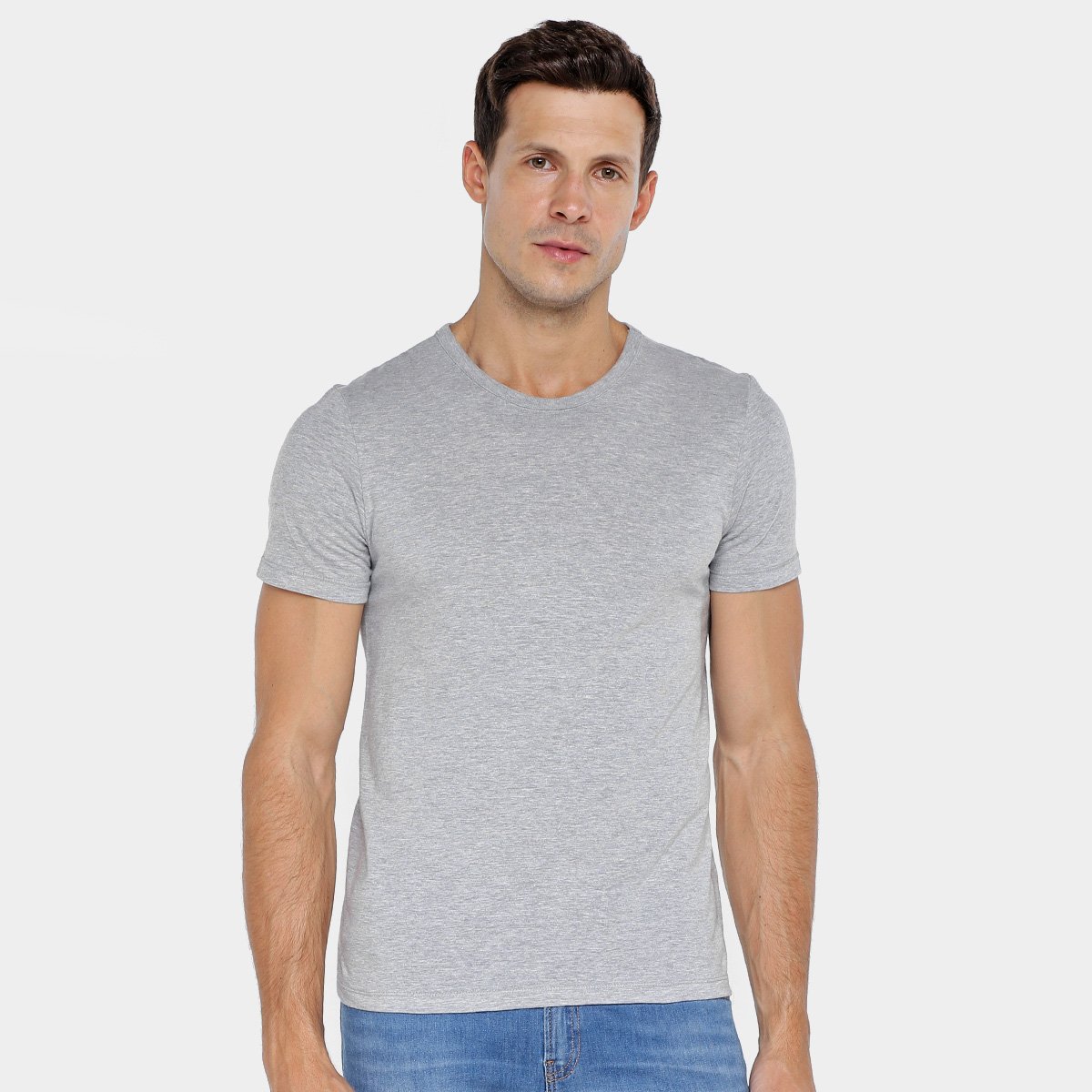 Kit Camisetas Hering Slim Básicas 2 Peças Masculino - Tam: P - 1