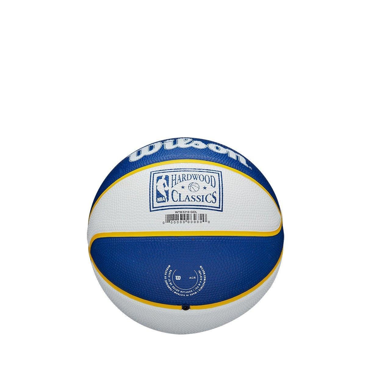 Mini Bola de Basquete NBA Retrô Golden State Warriors Wilson #3 - 3