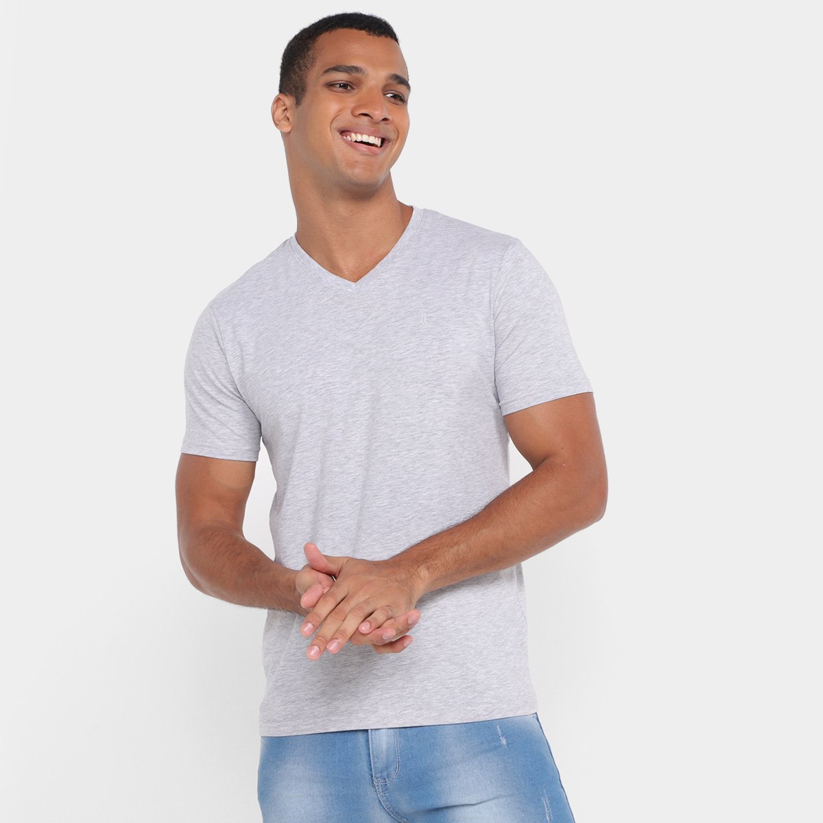 Kit Camisetas Lupo Básicas 2 Peças Masculinas - Tam: P - 2