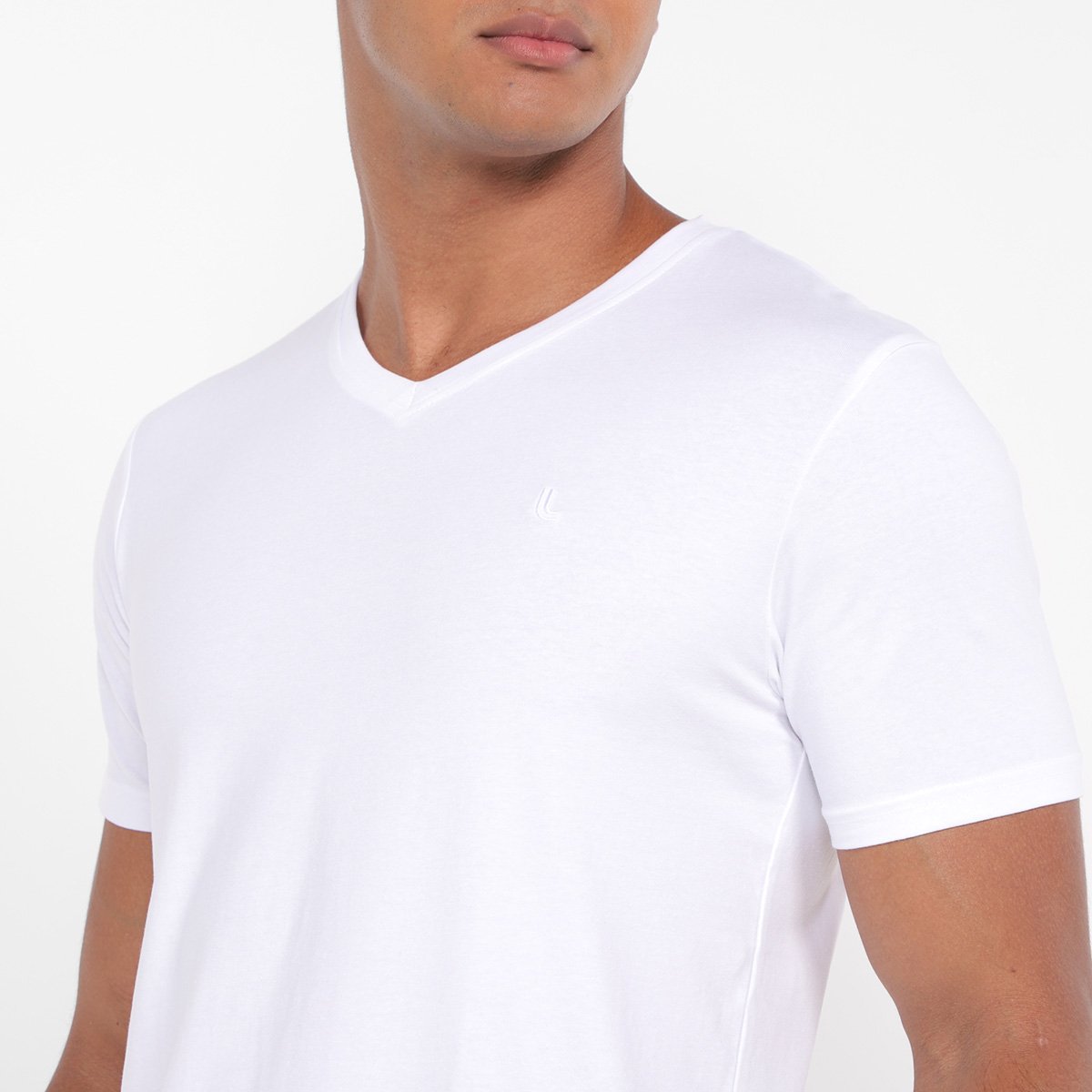 Kit Camisetas Lupo Básicas 2 Peças Masculinas - Tam: P - 3