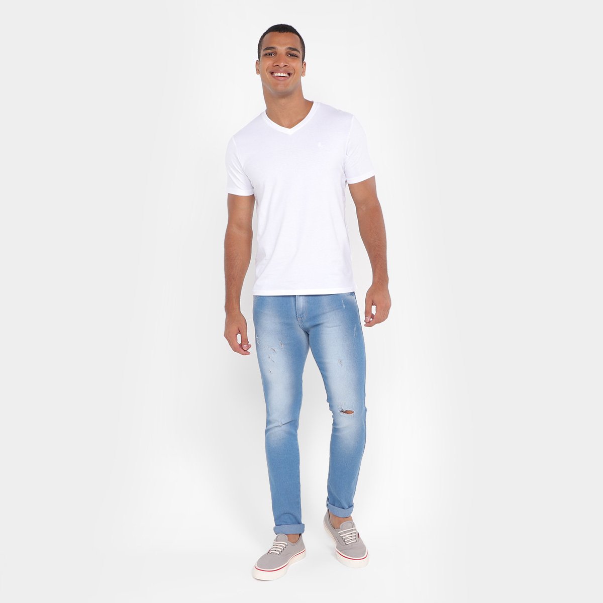Kit Camisetas Lupo Básicas 2 Peças Masculinas - Tam: P - 4