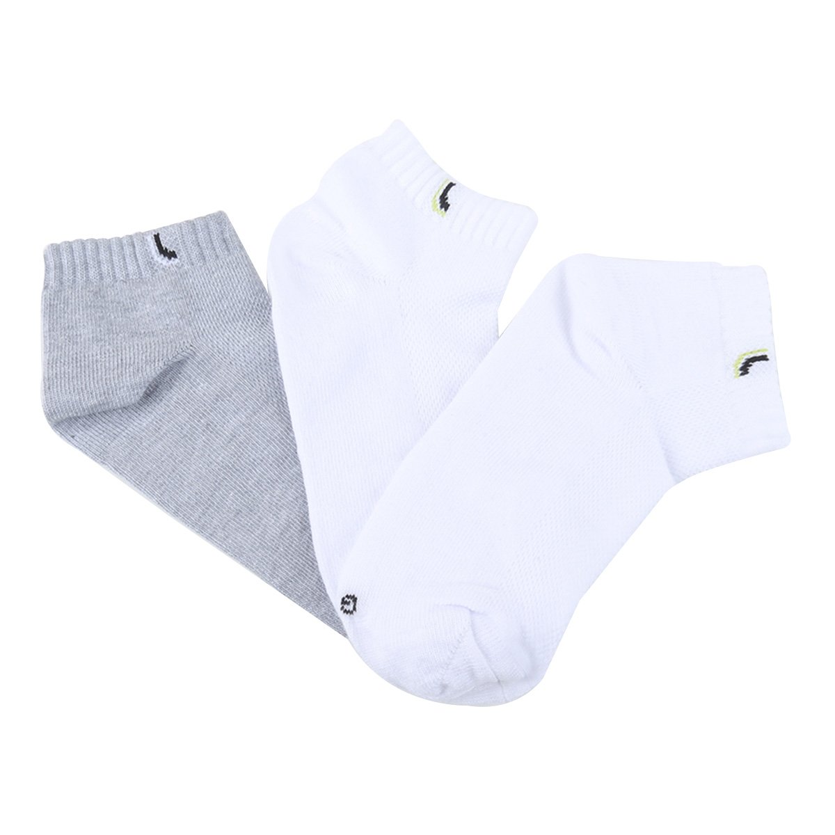 Kit Meia Infantil Cano Baixo Lupo C/ 3 Pares Masculina