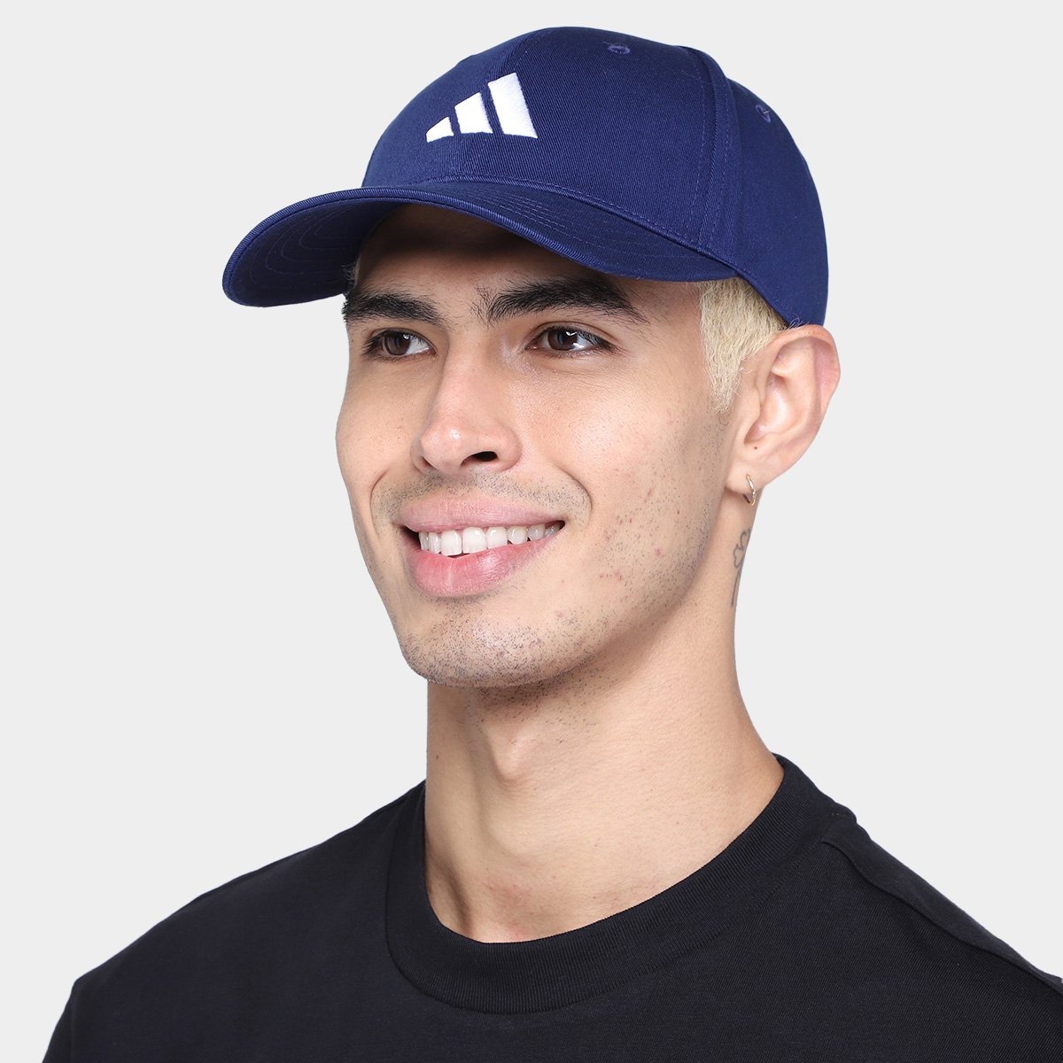 Boné Adidas Aba Curva Strapback Essentials Logo - Tam: P/M - 1