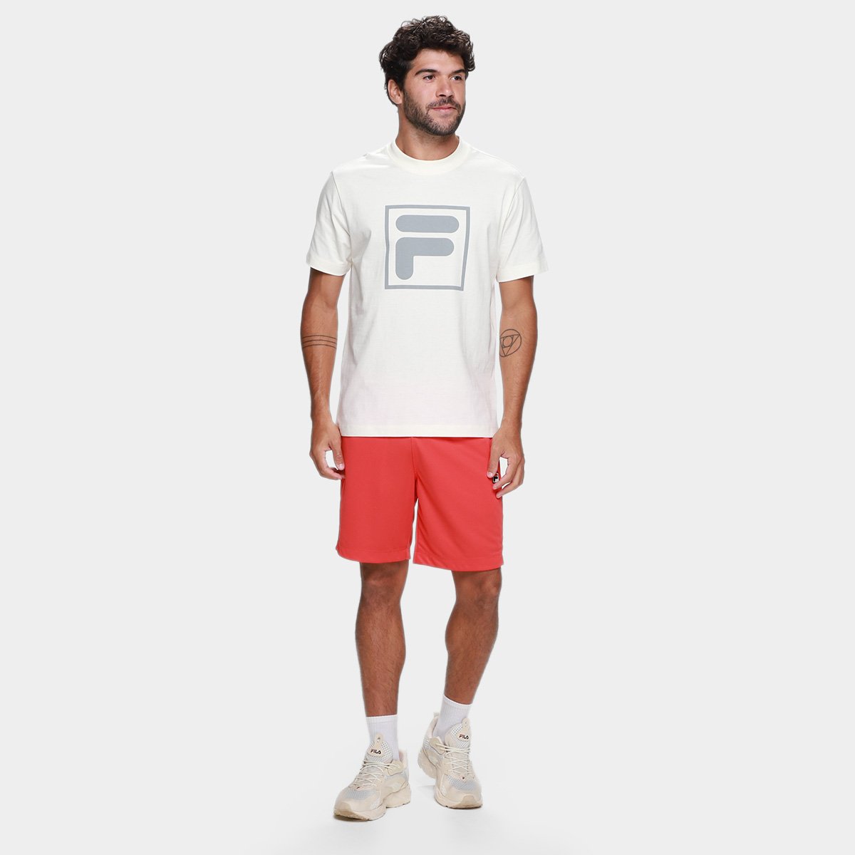 Camiseta Fila Confort F-Box Union Classics Masculina - Tam: P - 3