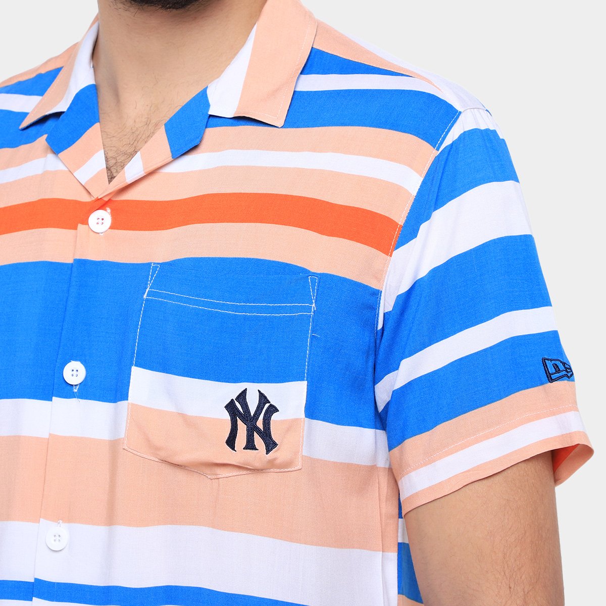 Camisa New Era MLB New York Yankees Fashion Masculina - Tam: P - 2