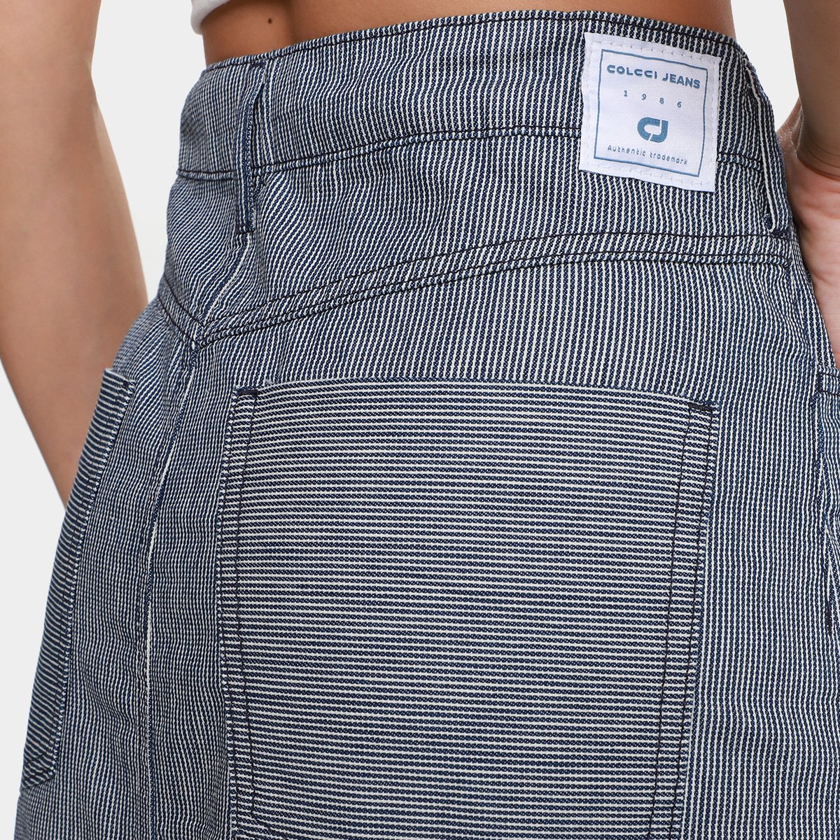 Saia Jeans Colcci Casual Feminina - Tam: 44 - 3