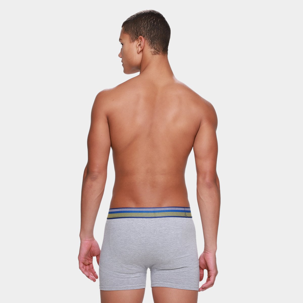 Kit Cueca Boxer Lupo Masculina - 10 Peças - Tam: P - 2