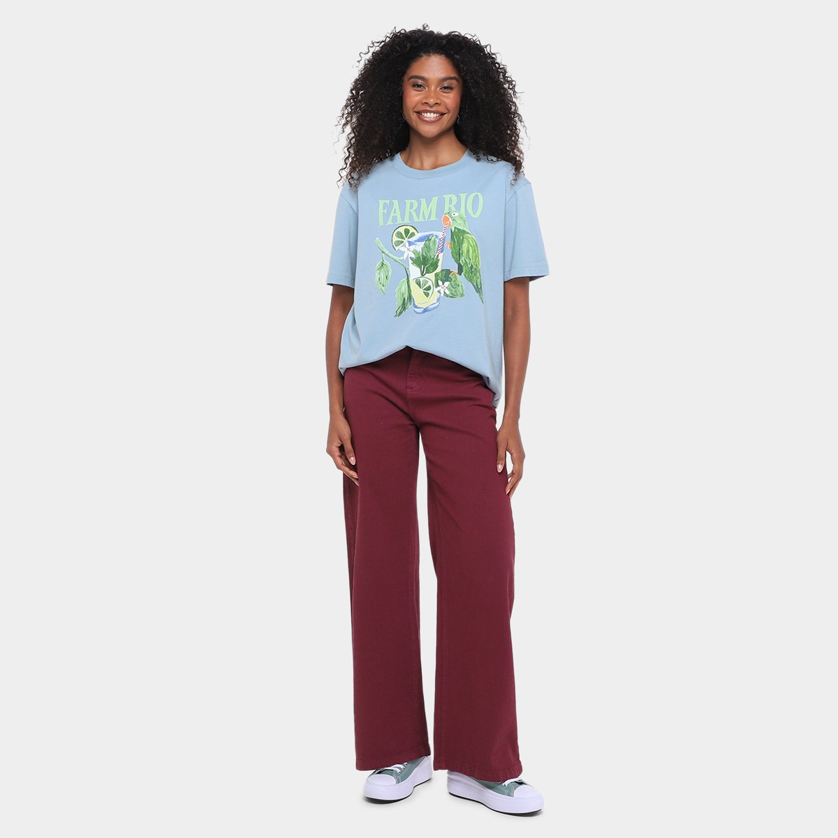 Camiseta Farm Mojito Farm Rio Feminina - Tam: P - 3