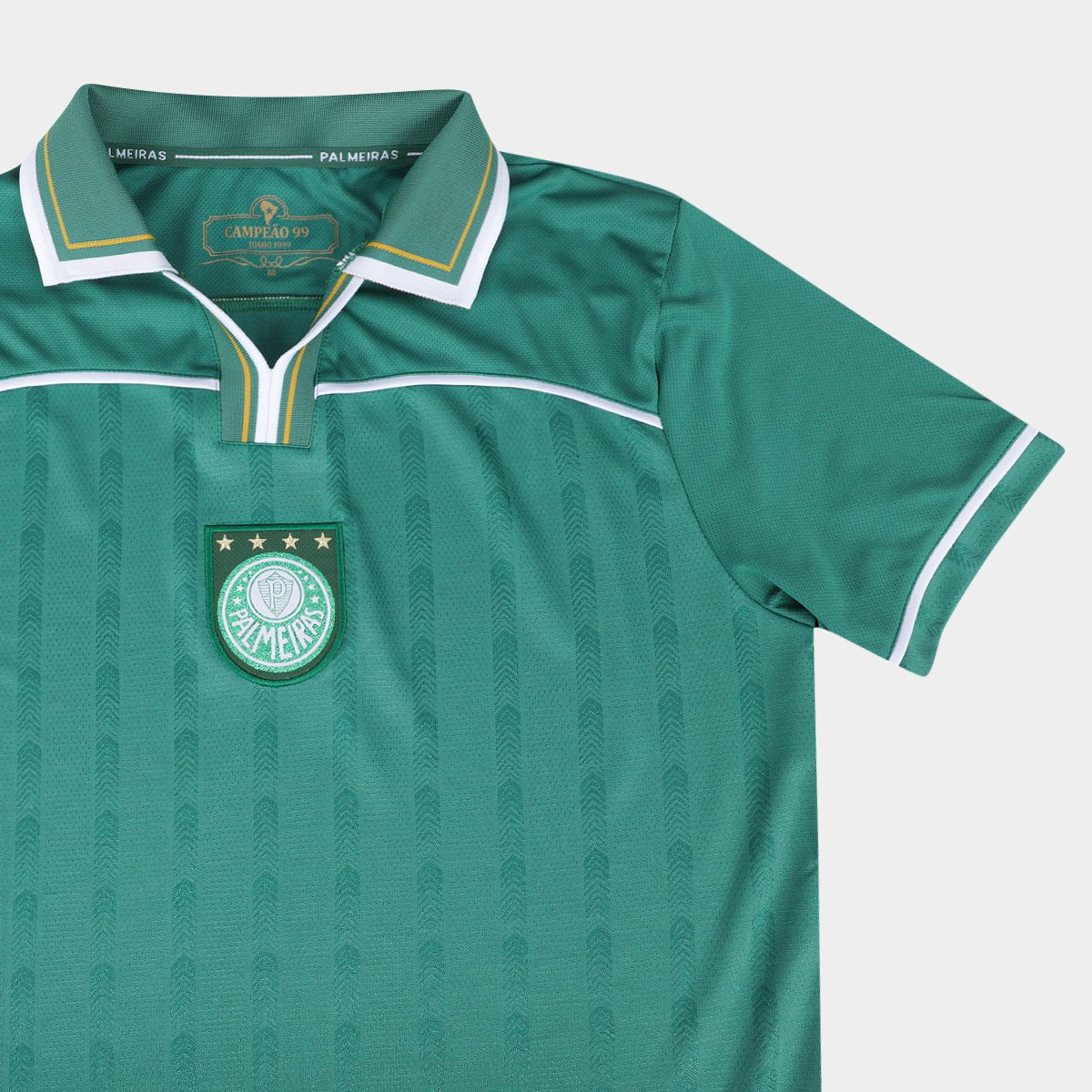 Camiseta Retrô Palmeiras 1999 Masculina - Tam: P - 4