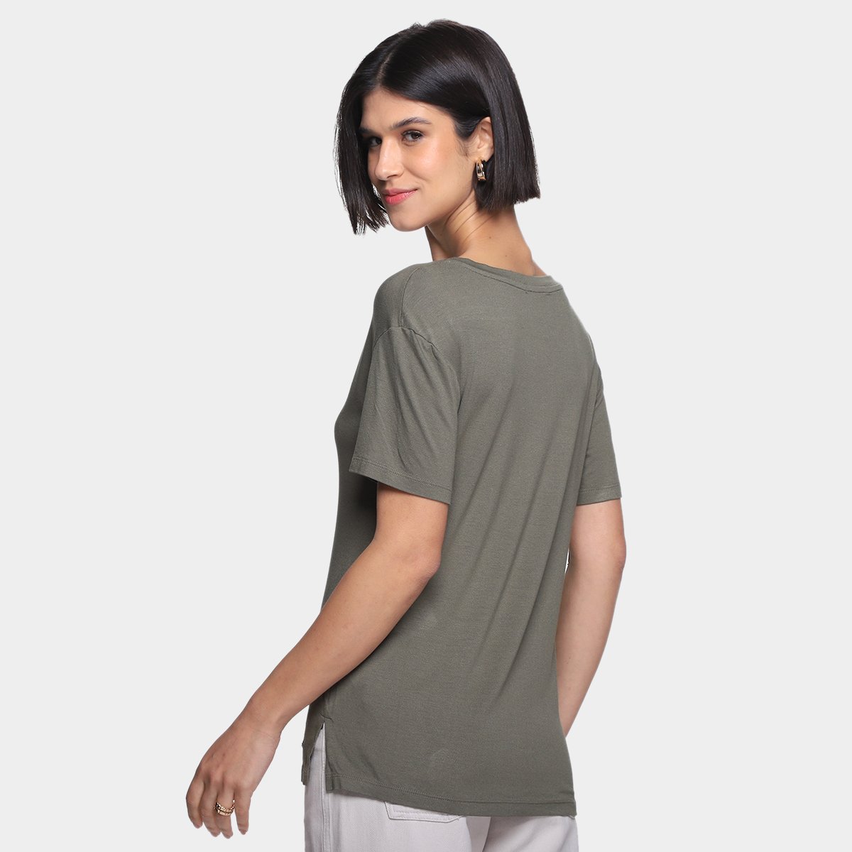 Blusa Mob Lisa Básica Feminina - Tam: P - 1