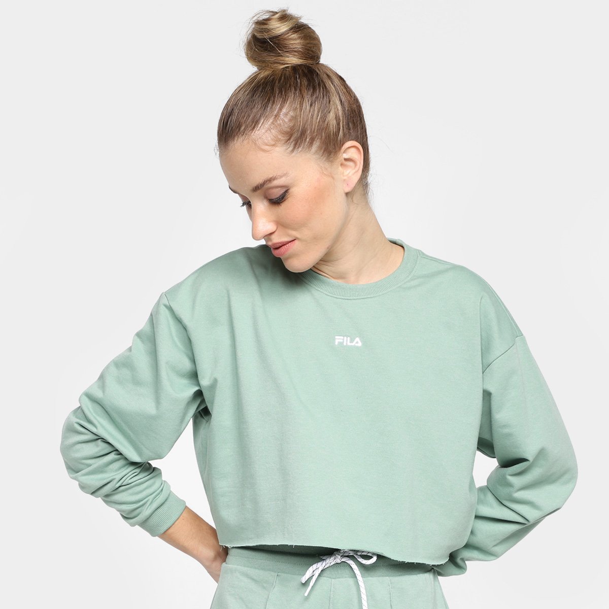 Blusa Fila Comfort Manga Longa Feminina