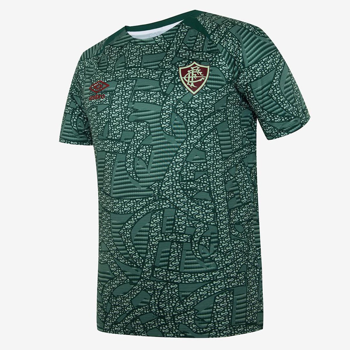 Camisa Fluminense 24/25 s/n° Aquecimento Umbro Masculina - Tam: P - 1