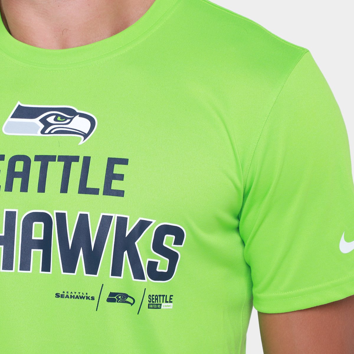 Camiseta NFL Seattle Seahawks Nike Legend Community Masculina - Tam: P - 2
