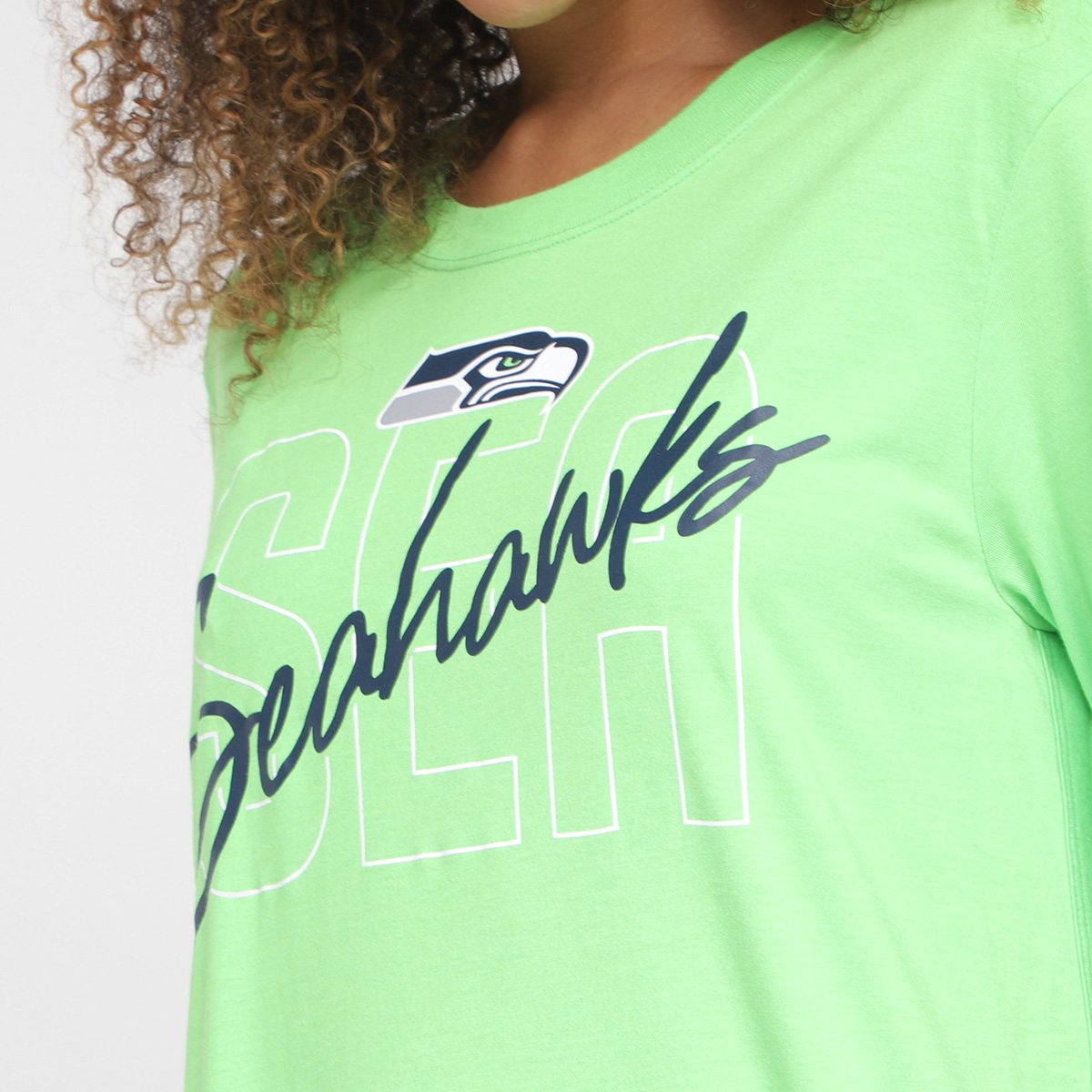 Camiseta NFL Seattle Seahawks Nike Feminina - Tam: P - 2
