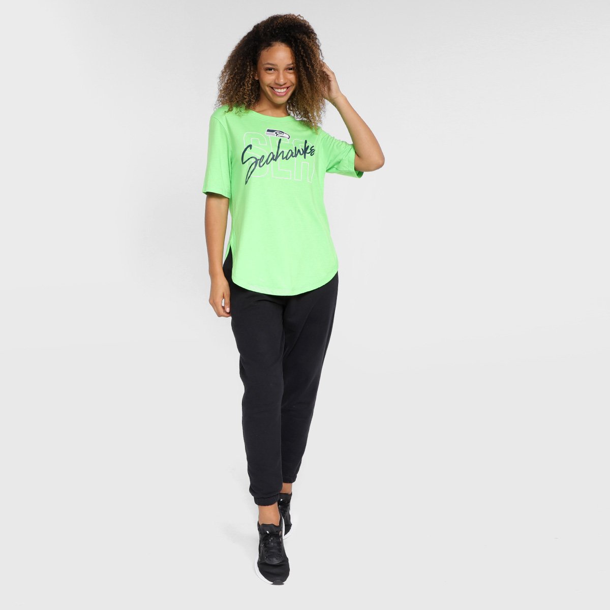 Camiseta NFL Seattle Seahawks Nike Feminina - Tam: P - 3