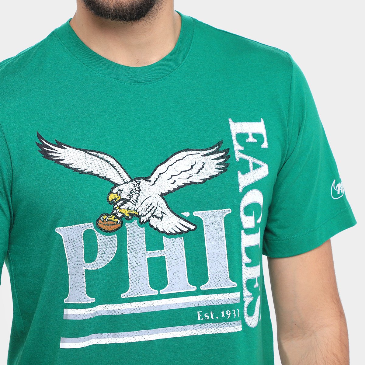 Camiseta Nike NFL Philadelphia Eagles Triblend Logo Masculina - Tam: P - 2