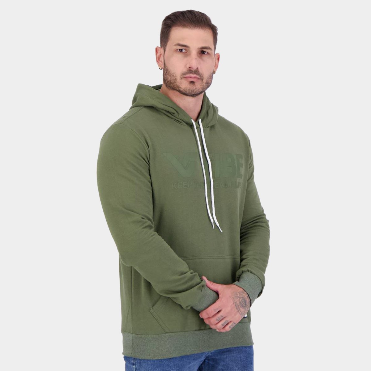 Moleton Vibe Canguru Masculino - Tam: P - 1