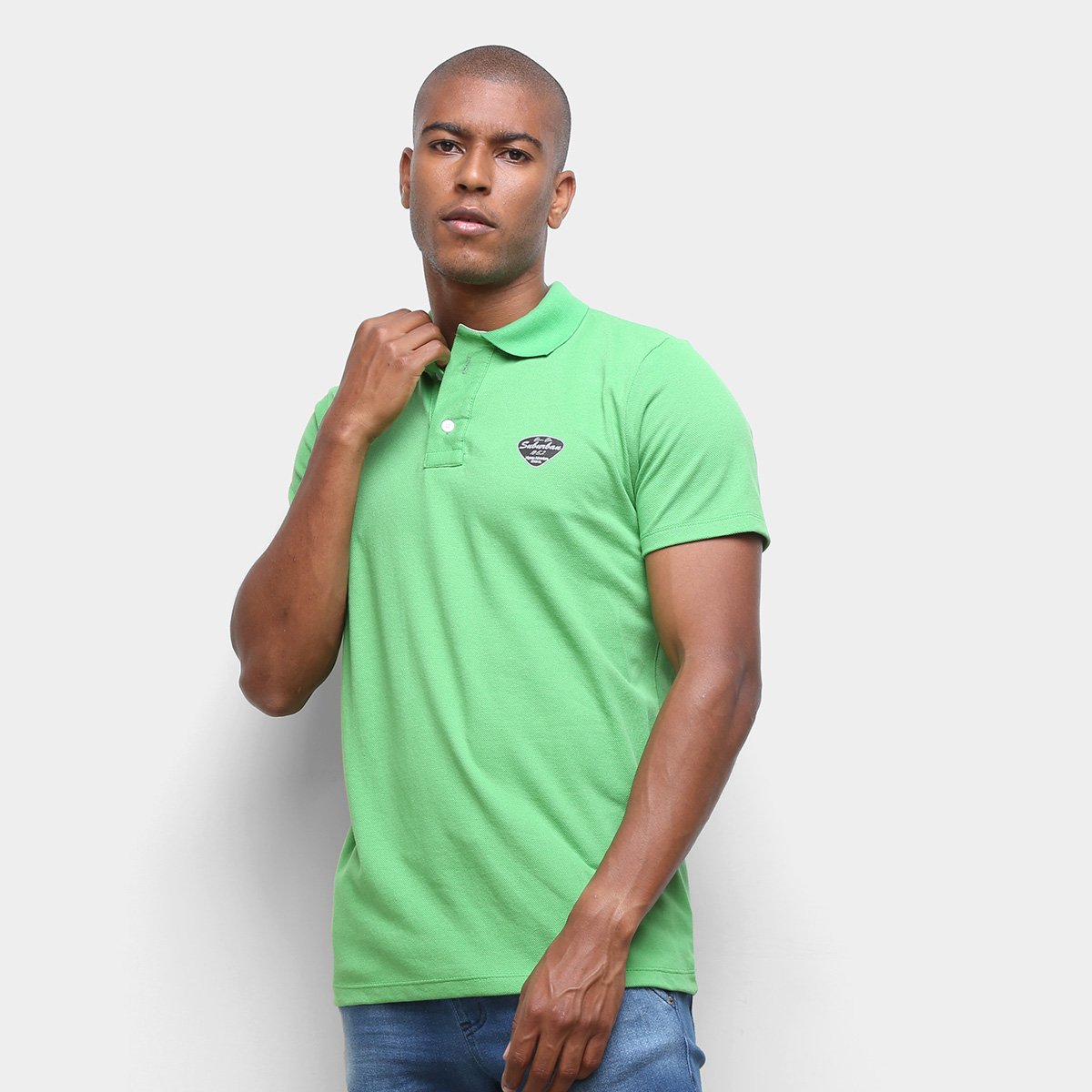 Camisas Polo Suburban Piquet Lisa Masculina