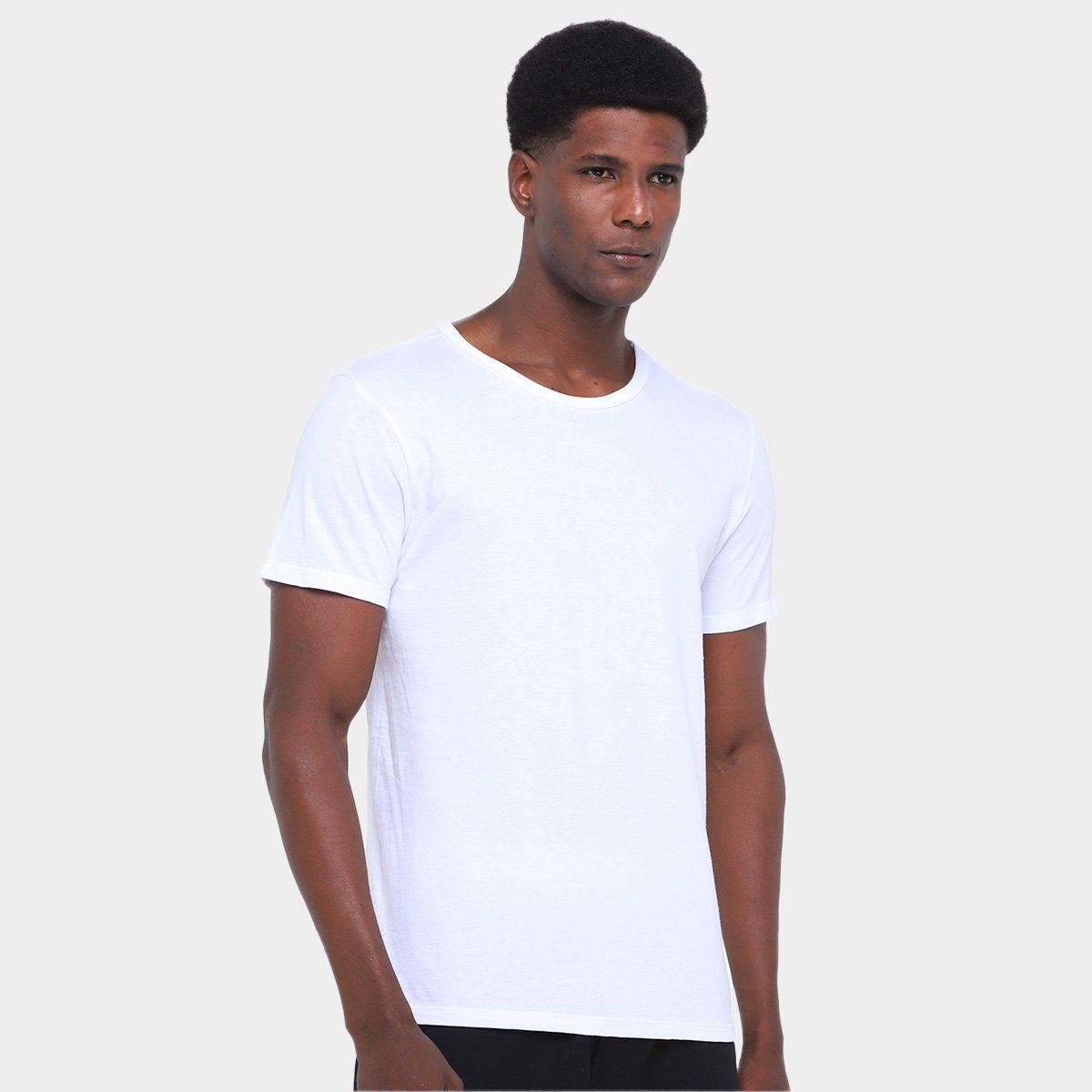 Kit Camiseta Hering C/ 3 Peças Masculina - Tam: P - 3