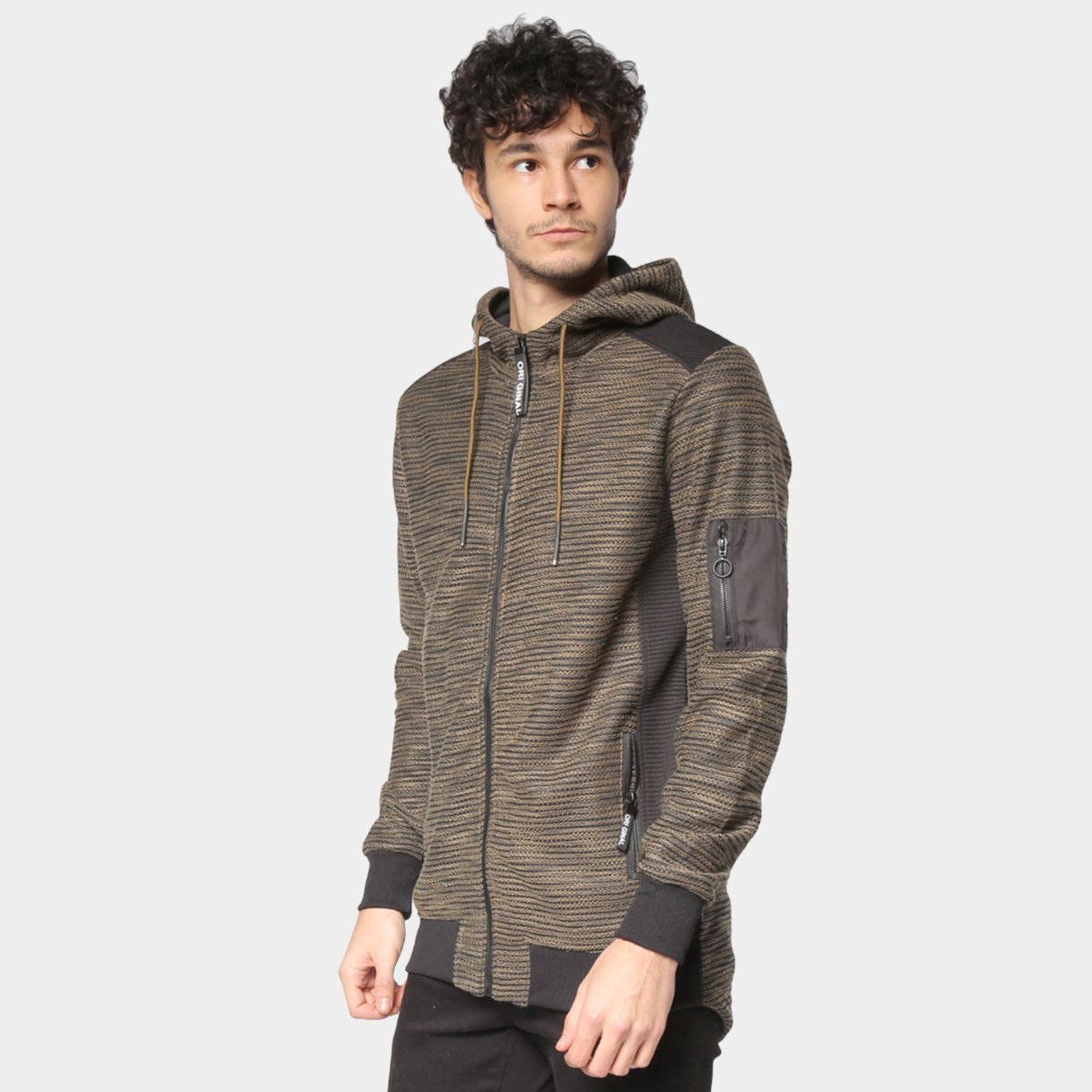 Jaqueta Moletom Eagle Rock Básica Masculina