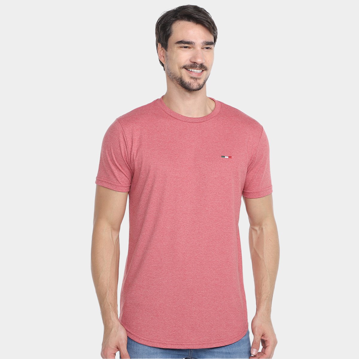 Kit Camiseta Industrie Itália Alongada Masculina - 2 Peças - Tam: GG - 3