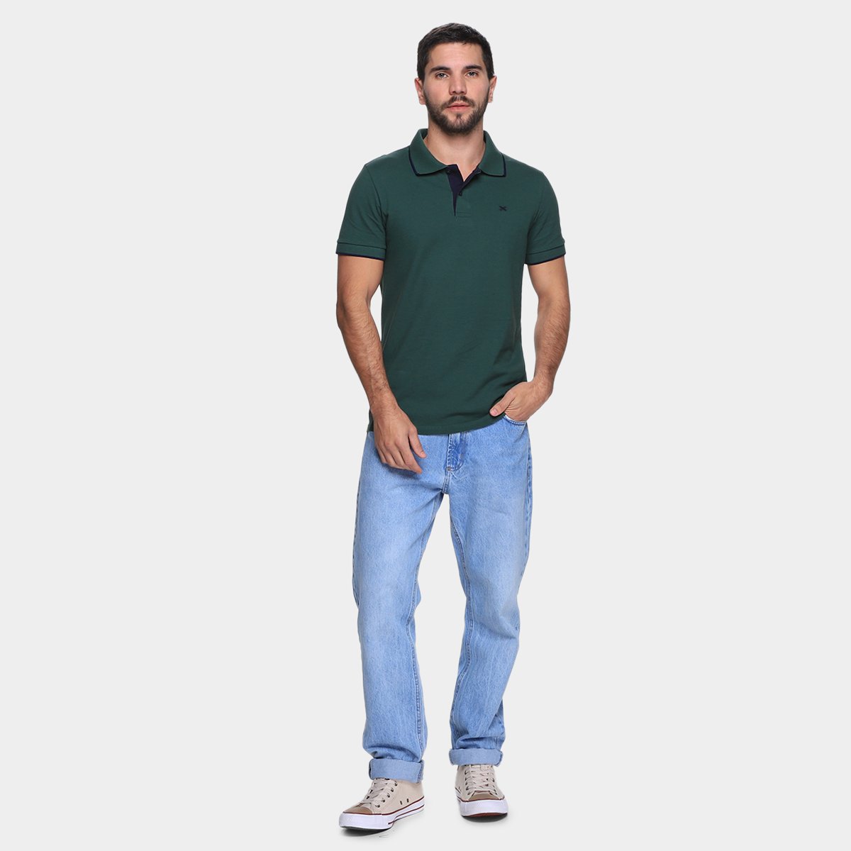 Camisa Polo Hering Masculina - Tam: P - 3
